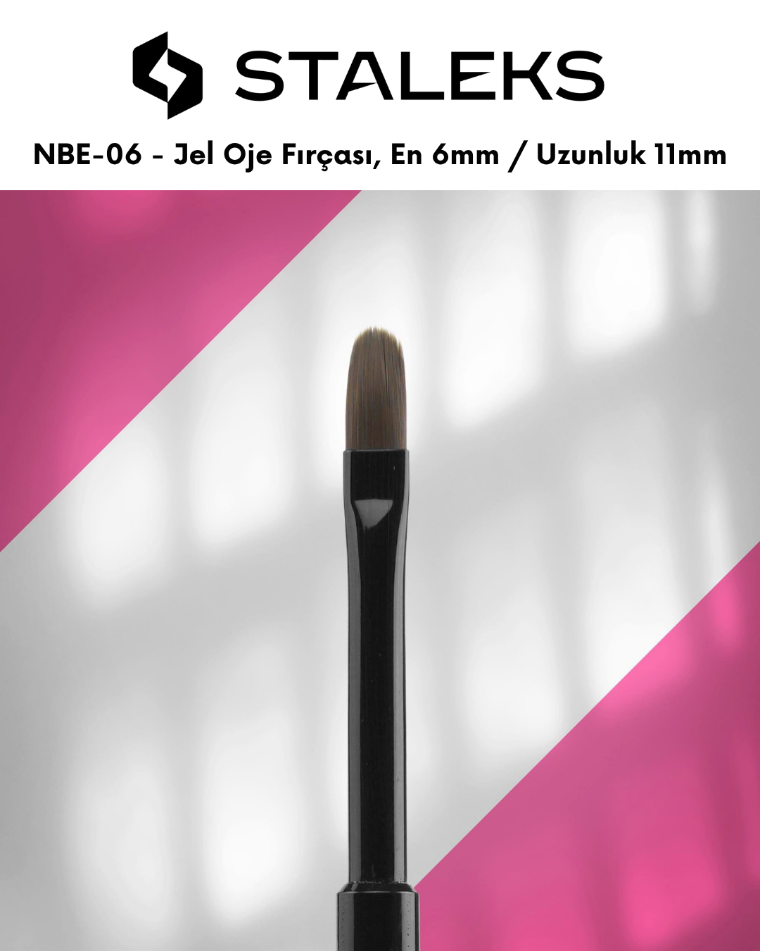 EXPERT Jel Oje Fırçası, en 6 mm/uzunluk 11 mm resmi