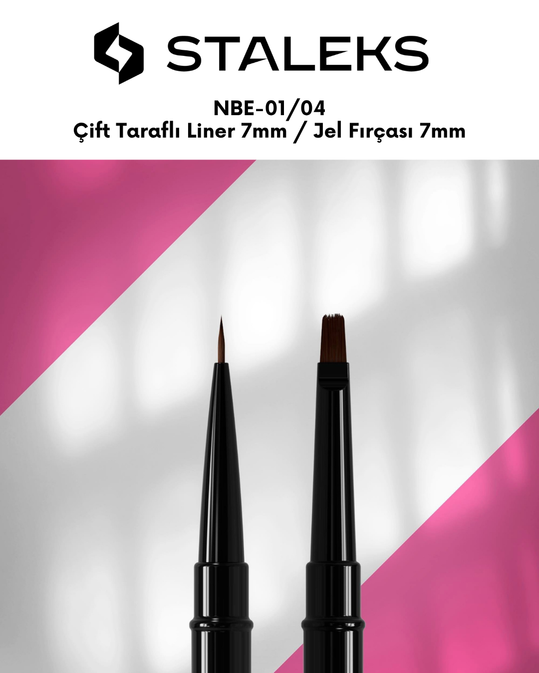 EXPERT çift taraflı liner 7 mm / jel fırçası 7 mm resmi