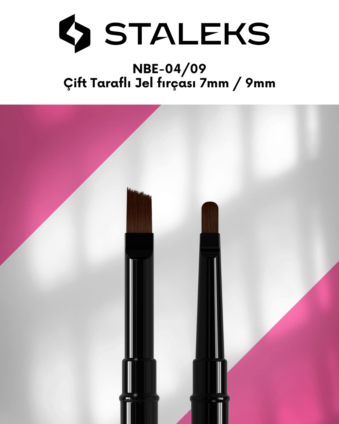 EXPERT çift taraflı jel fırçası 7 mm / jel fırçası 9 mm resmi