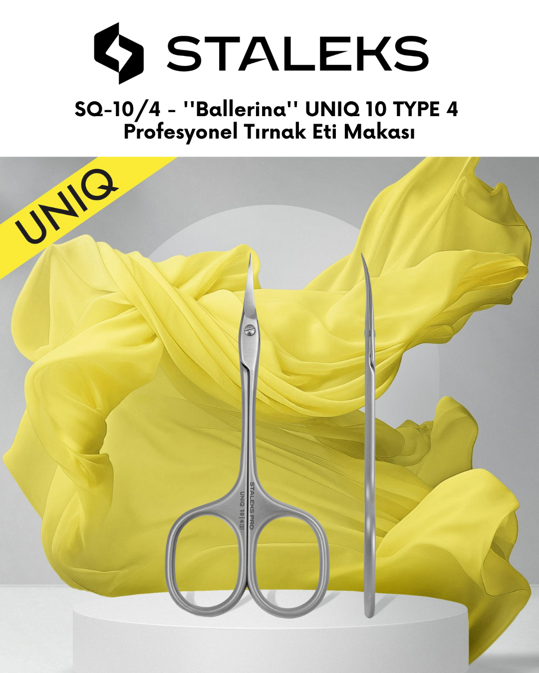 ''Ballerina'' UNIQ 10 TYPE 4 Profesyonel Tırnak Eti Makası resmi