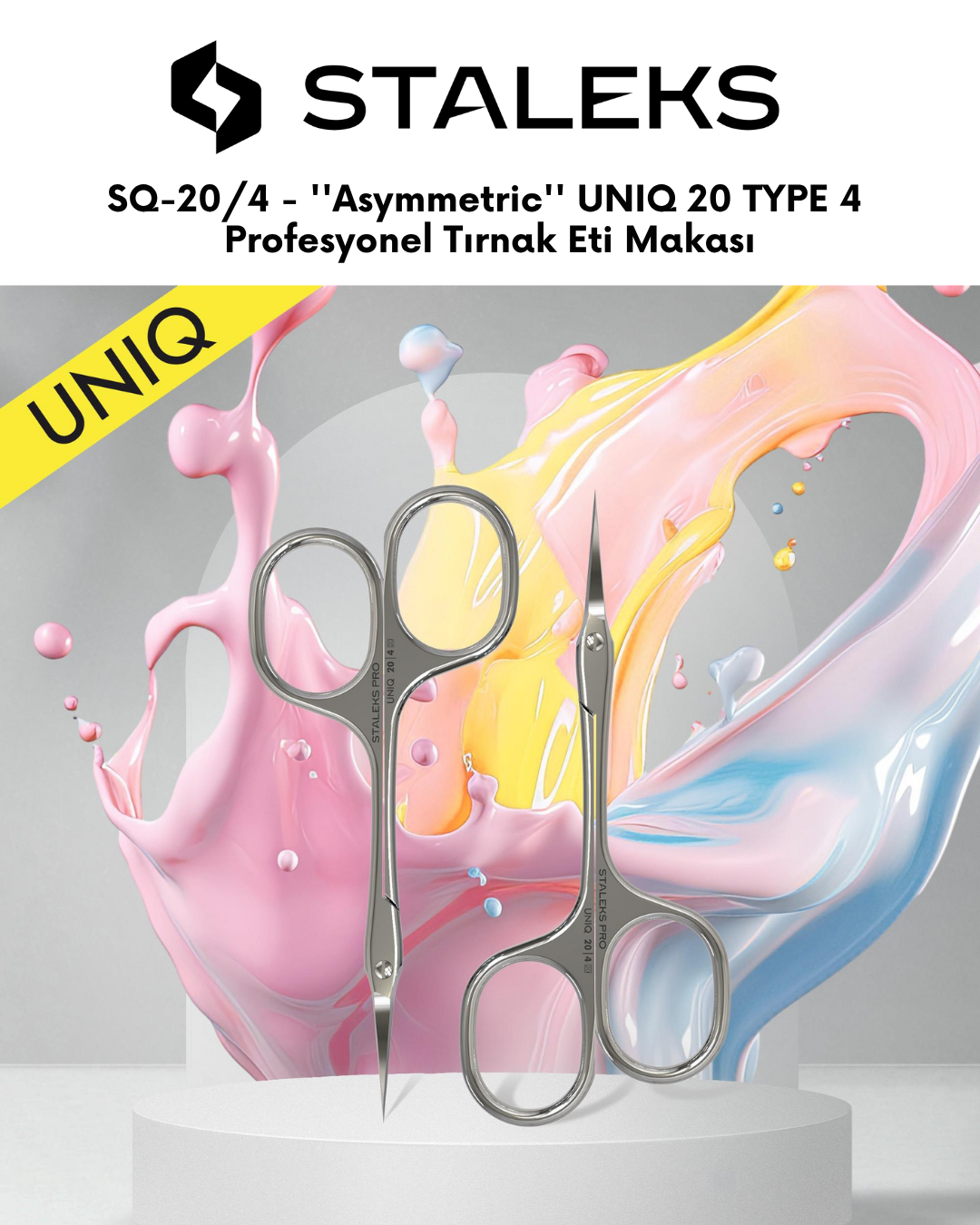 ''Asymmetric'' UNIQ 20 TYPE 4 Profesyonel Tırnak Eti Makası resmi