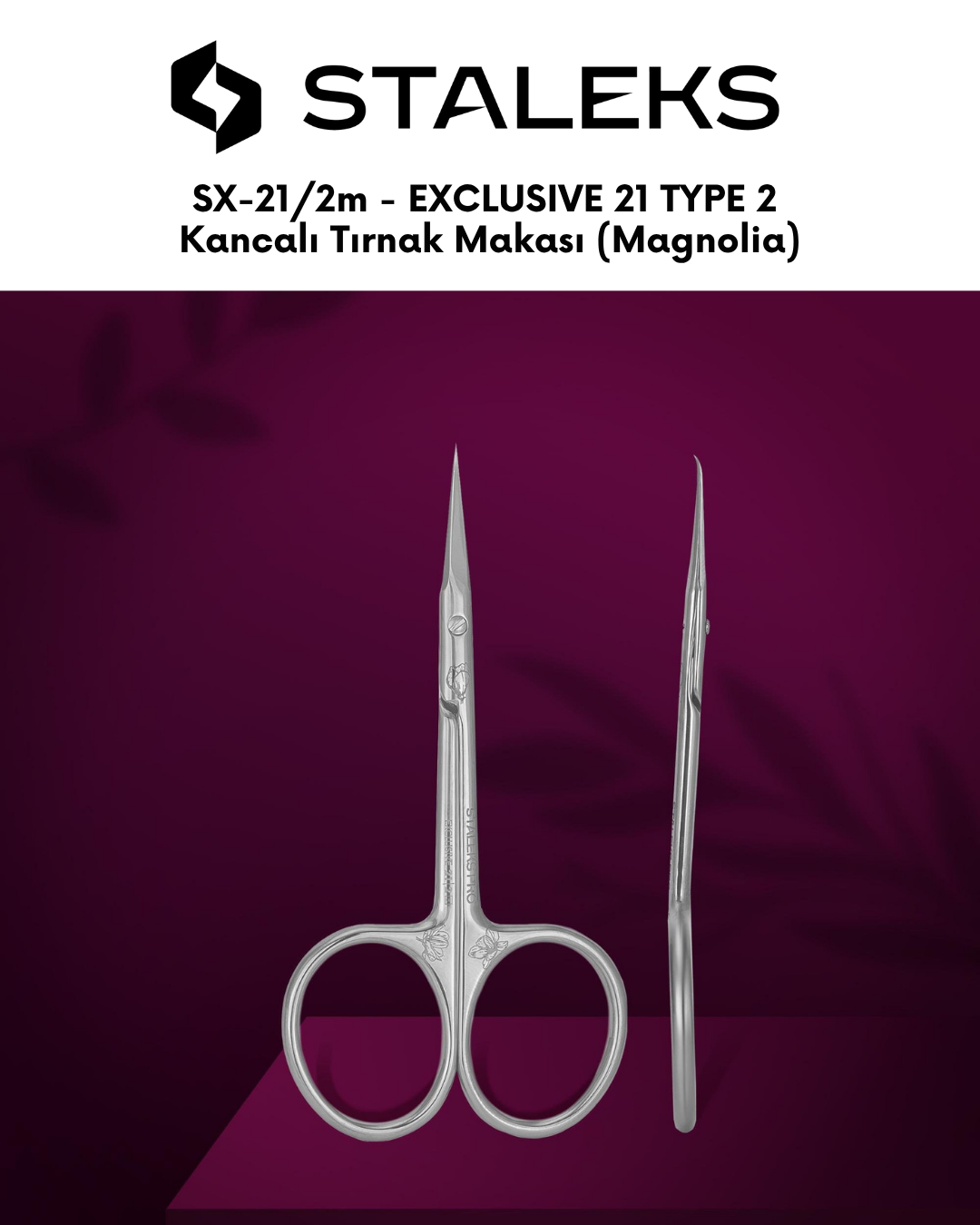 EXCLUSIVE 21 TYPE 2 Kancalı Tırnak Makası (Magnolia) resmi