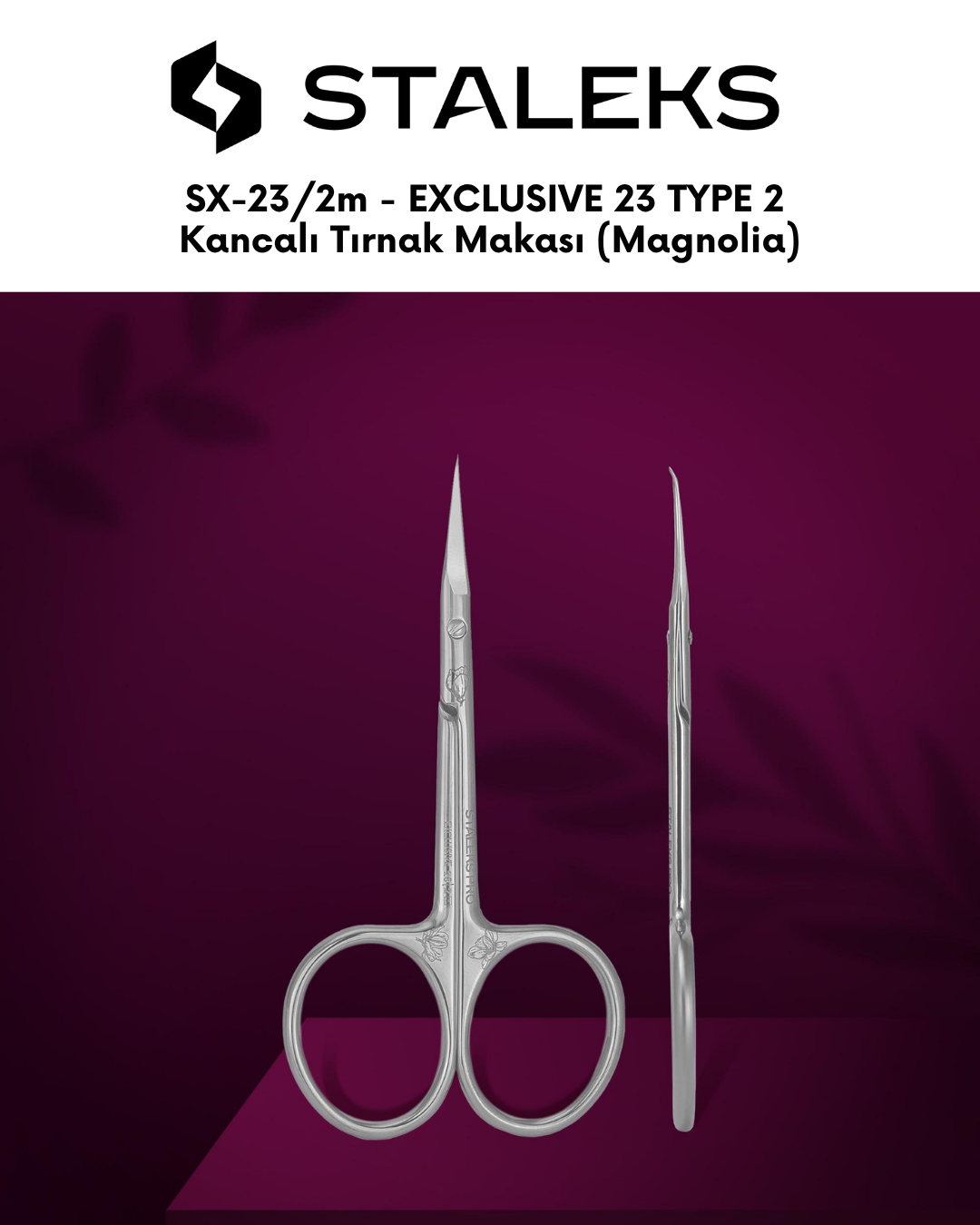 EXCLUSIVE 23 TYPE 2 Kancalı Tırnak Makası (Magnolia) resmi