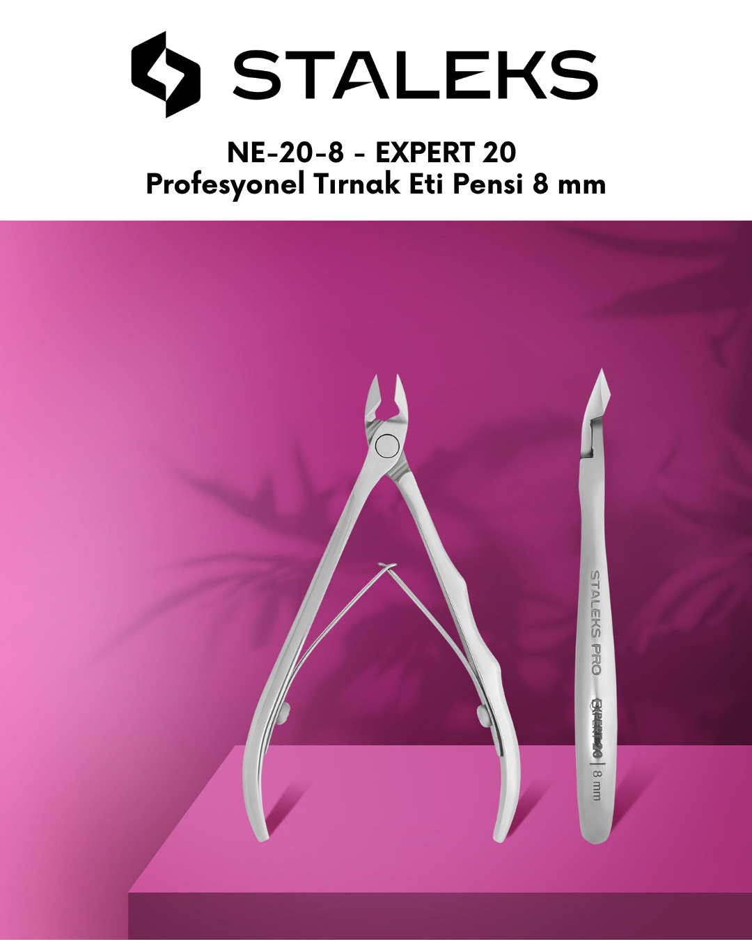 EXPERT 20 Profesyonel Tırnak Eti Pensi 8 mm resmi