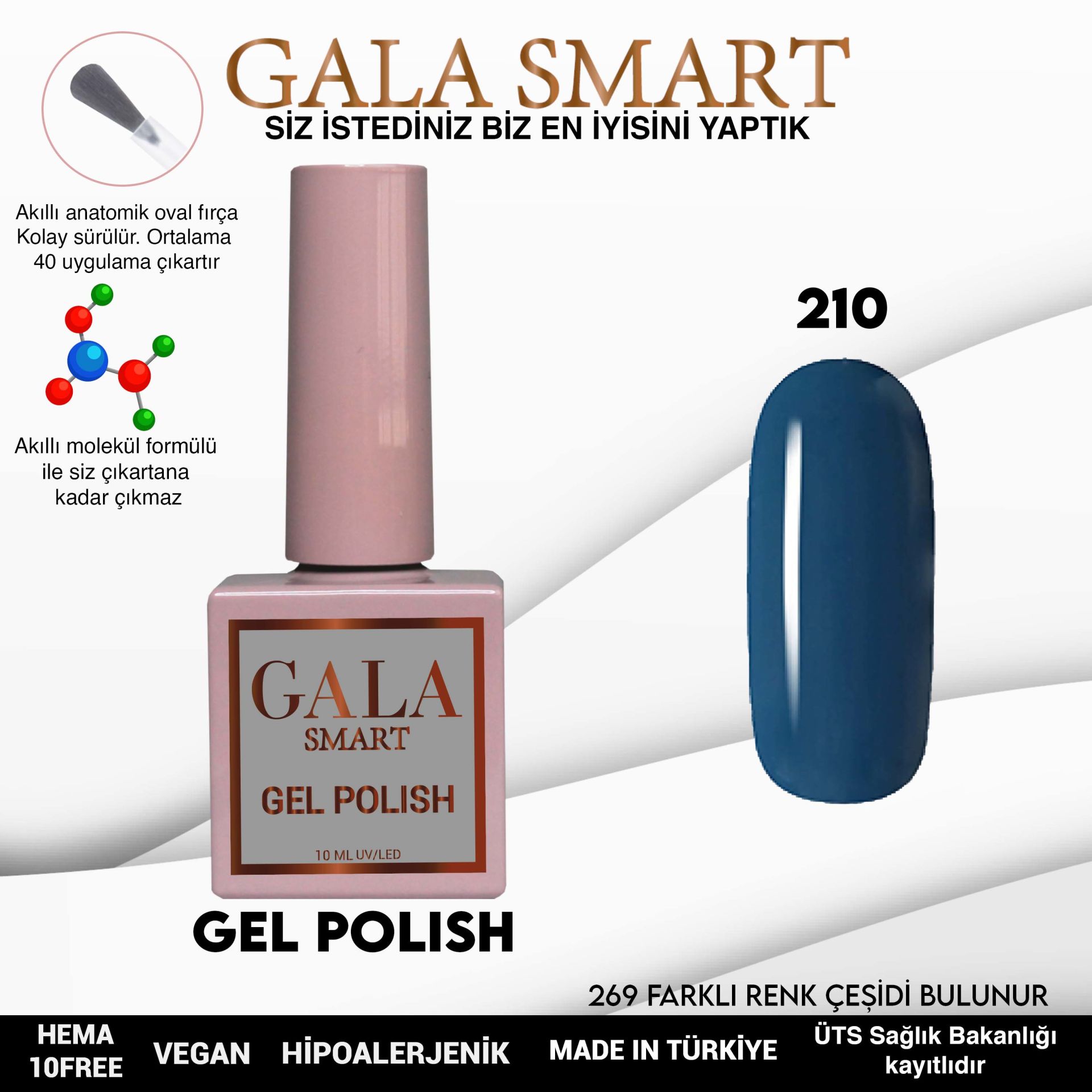 Classic Gel Polish No: 210 resmi