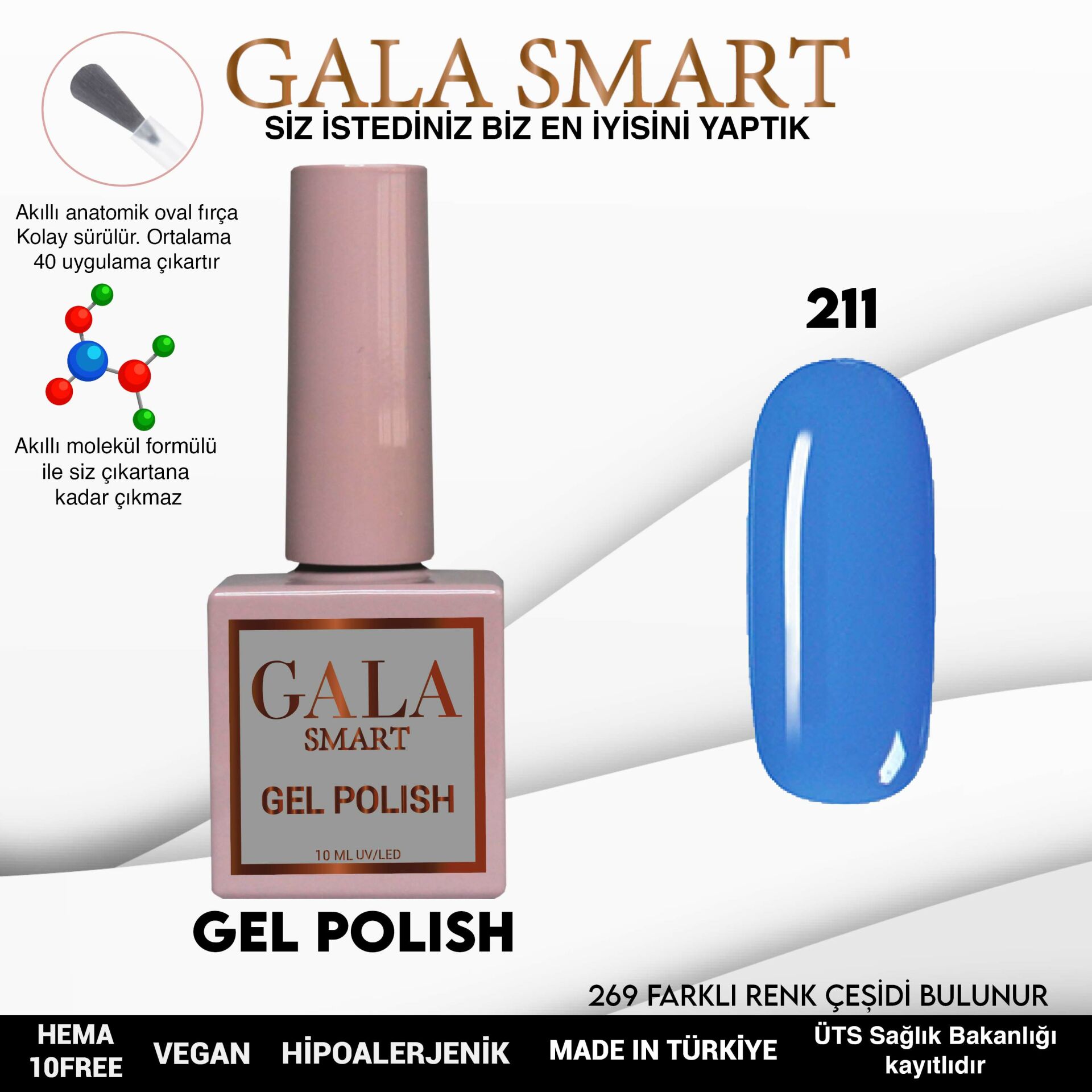 Classic Gel Polish No: 211 resmi