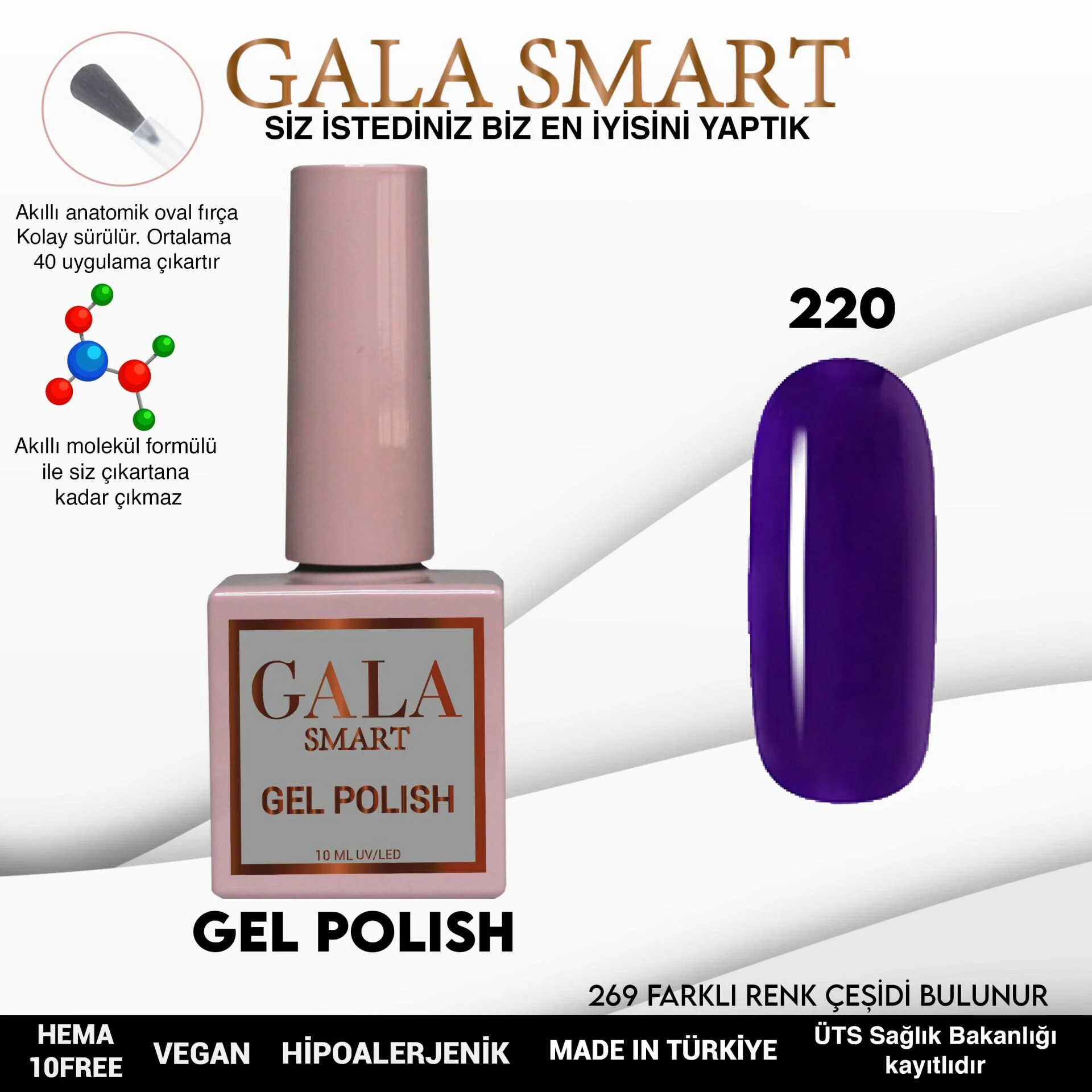 Classic Gel Polish No: 220 resmi