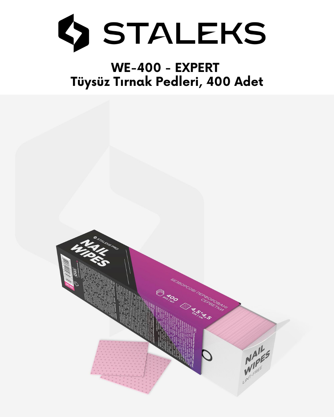 EXPERT Tüysüz Tırnak Pedleri, 400 Adet resmi