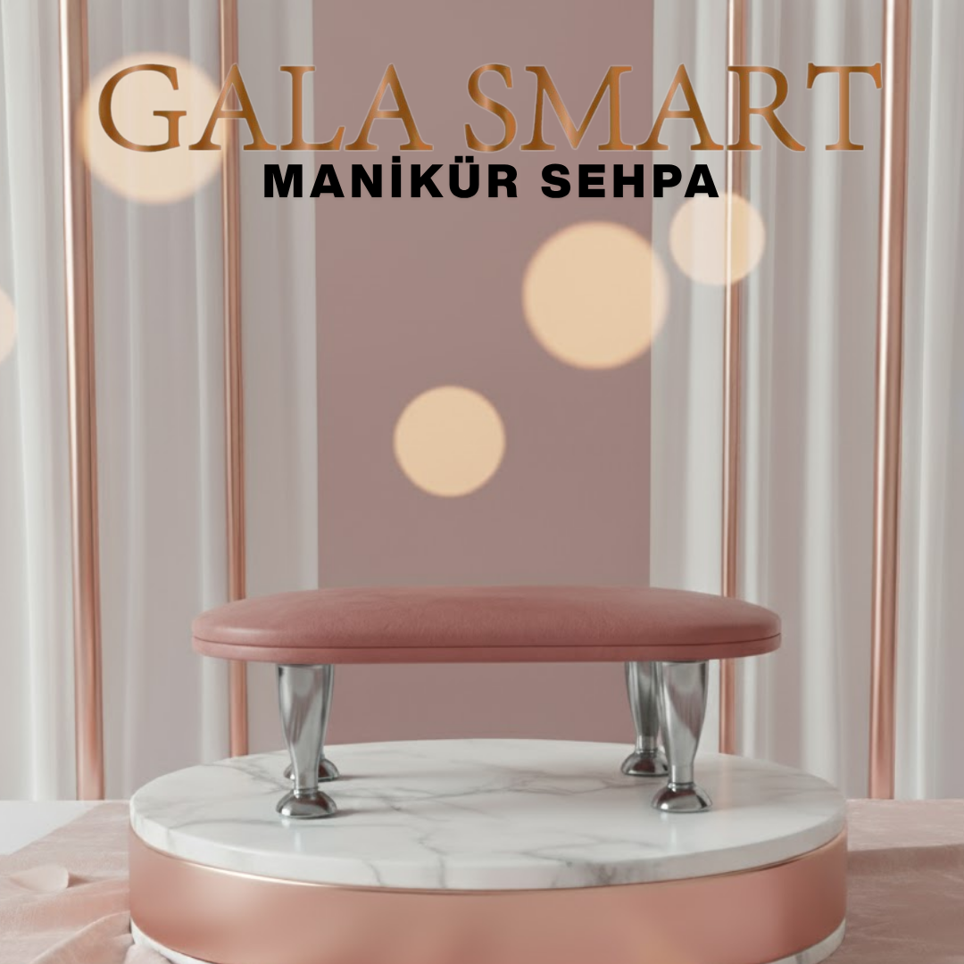Manikür Sehpası - Pembe resmi