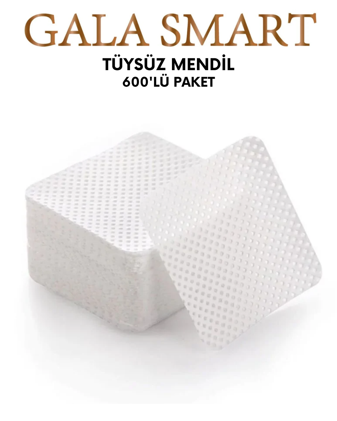 Gala Tüysüz Mendil 600'lü Paket resmi