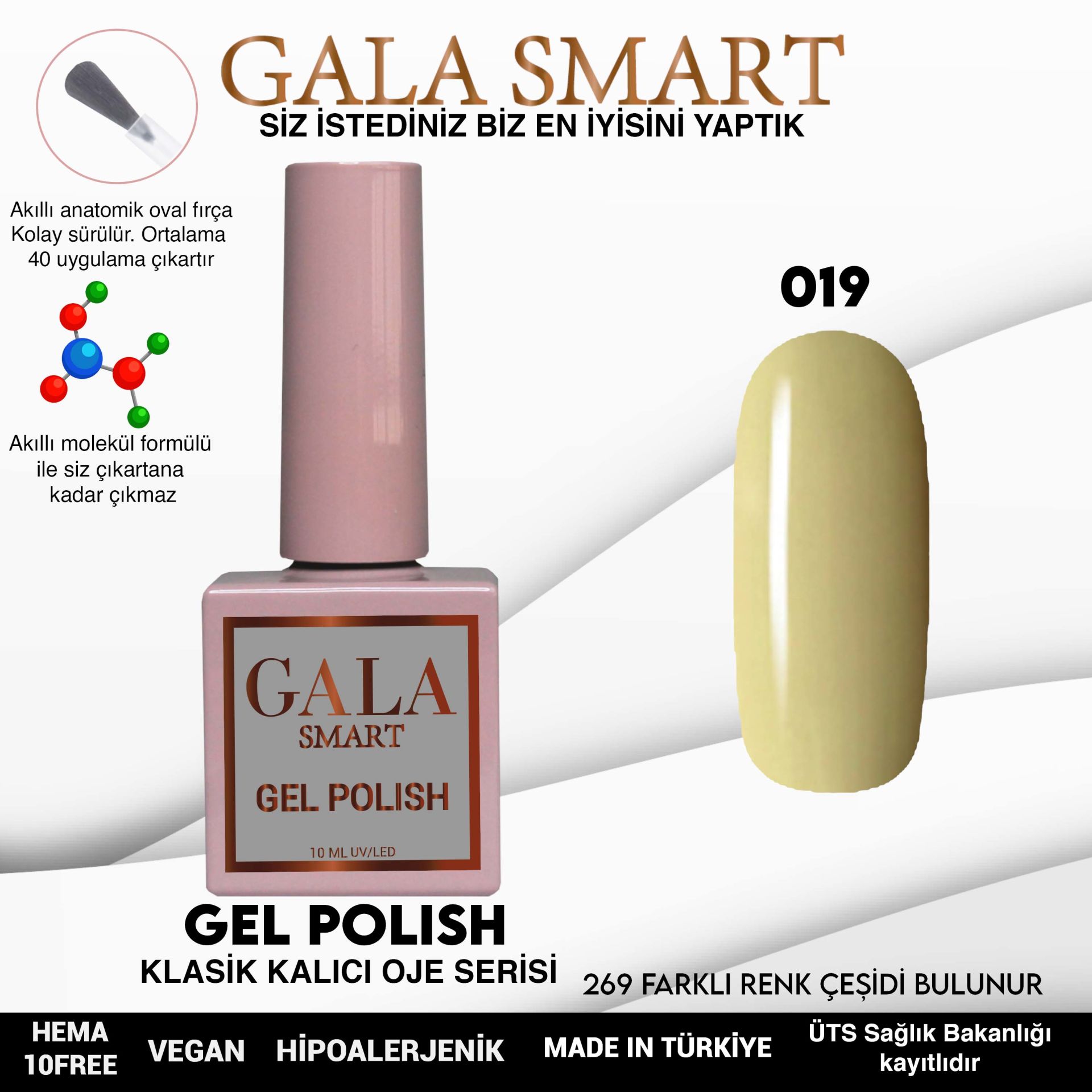 Classic Gel Polish No: 019 resmi