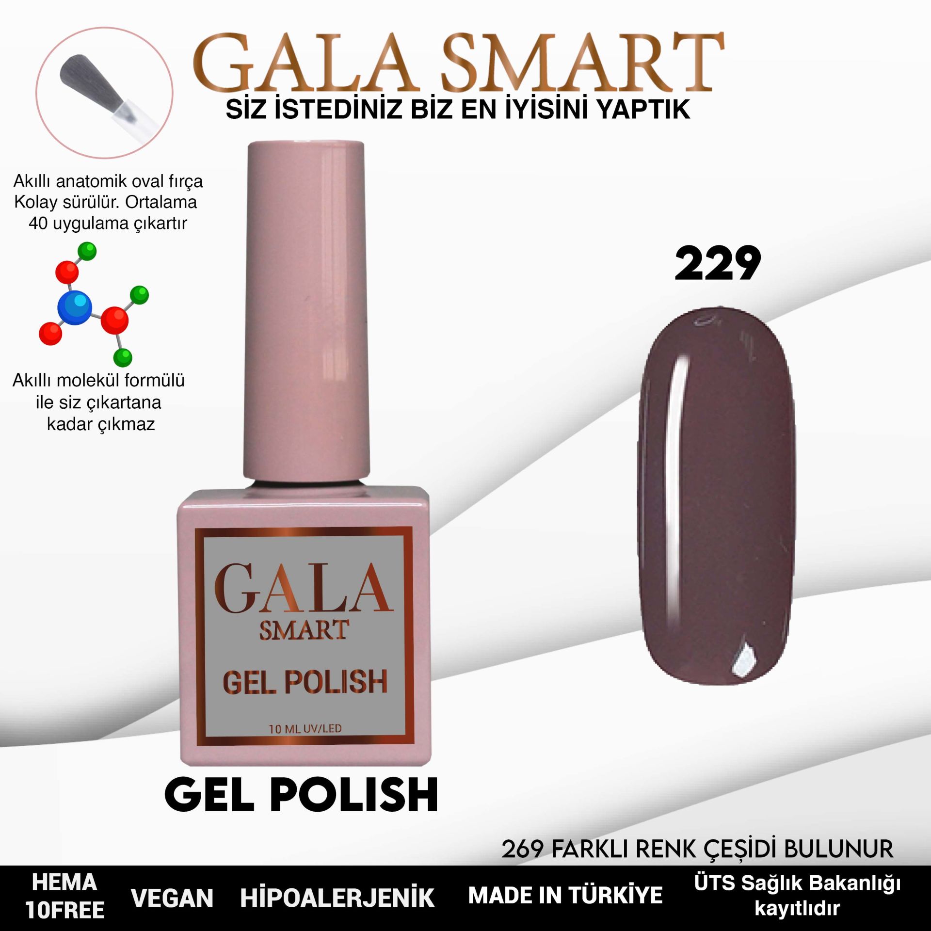 Classic Gel Polish No: 229 resmi