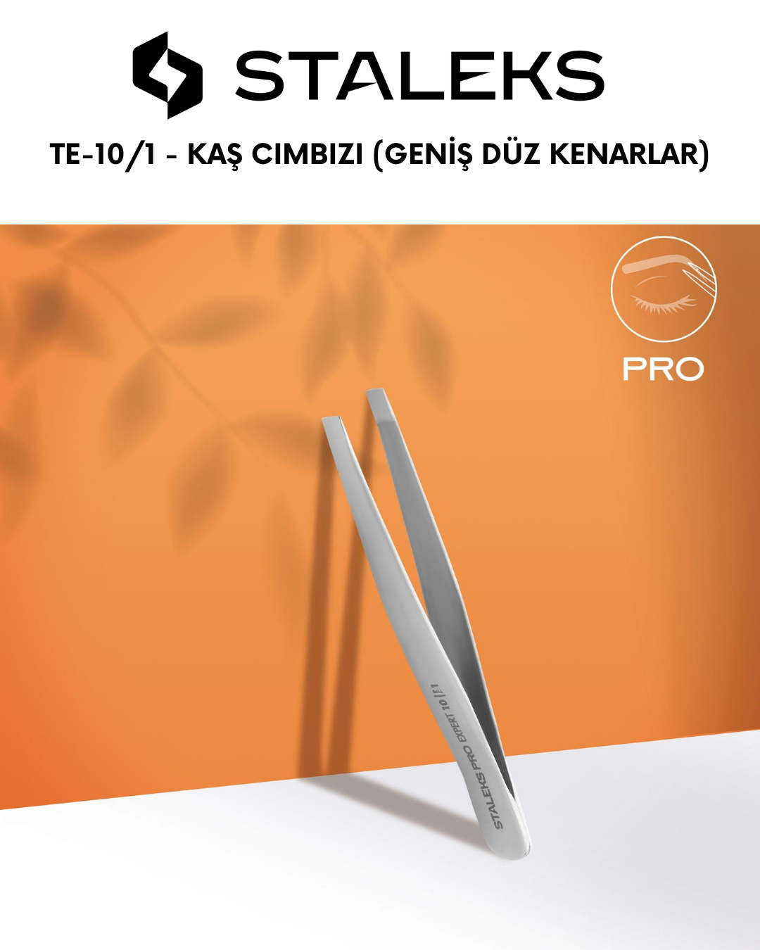 EXPERT 10 TYPE 1 Kaş Cımbızı (Geniş Düz Kenarlar) resmi