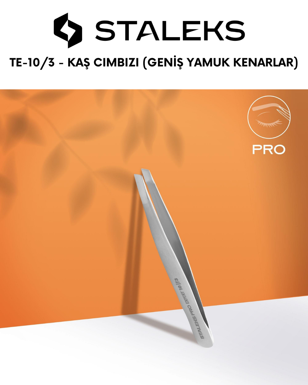 EXPERT 10 TYPE 3 Kaş Cımbızı (Geniş Yamuk Kenarlar) resmi