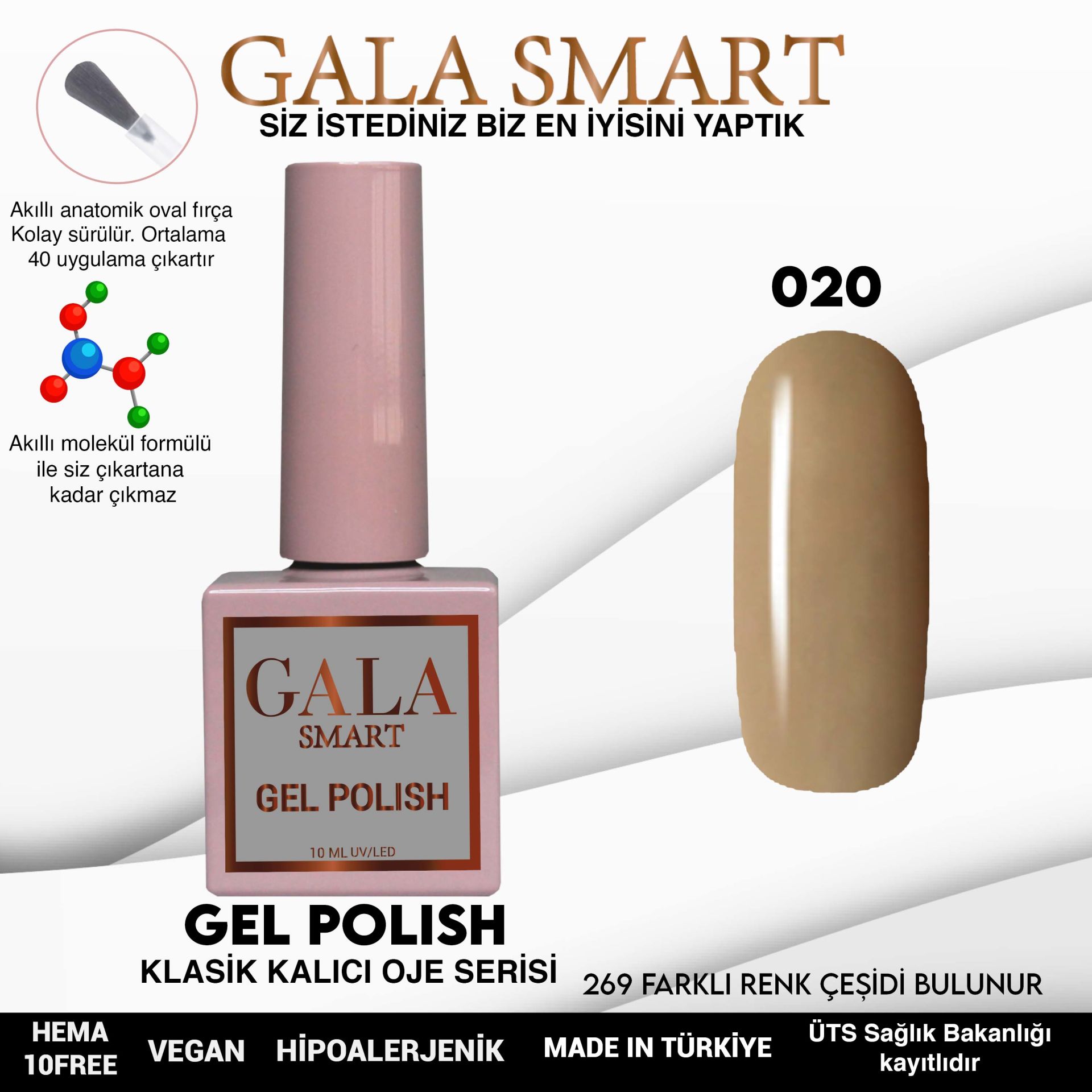 Classic Gel Polish No: 020 resmi