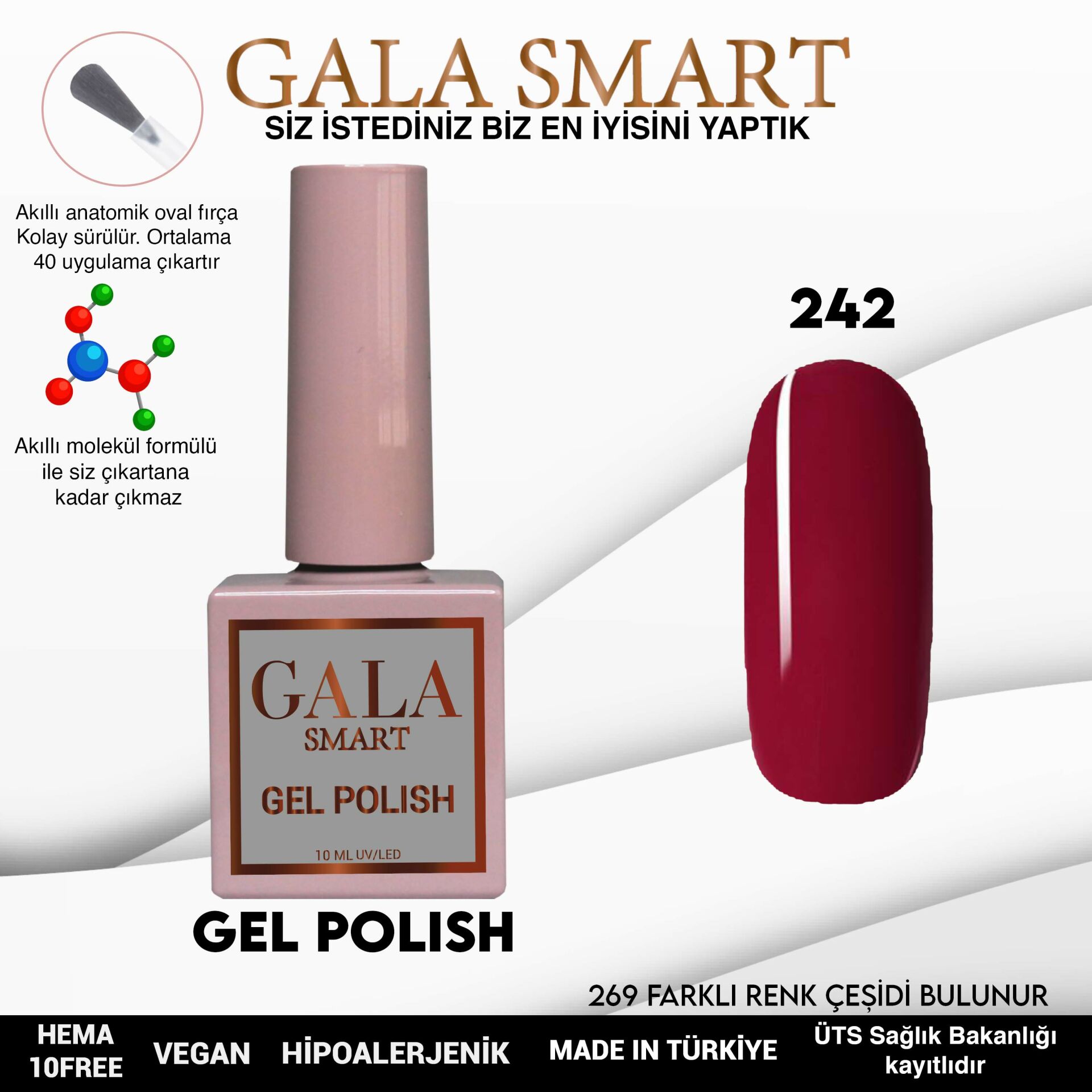 Classic Gel Polish No: 242 resmi