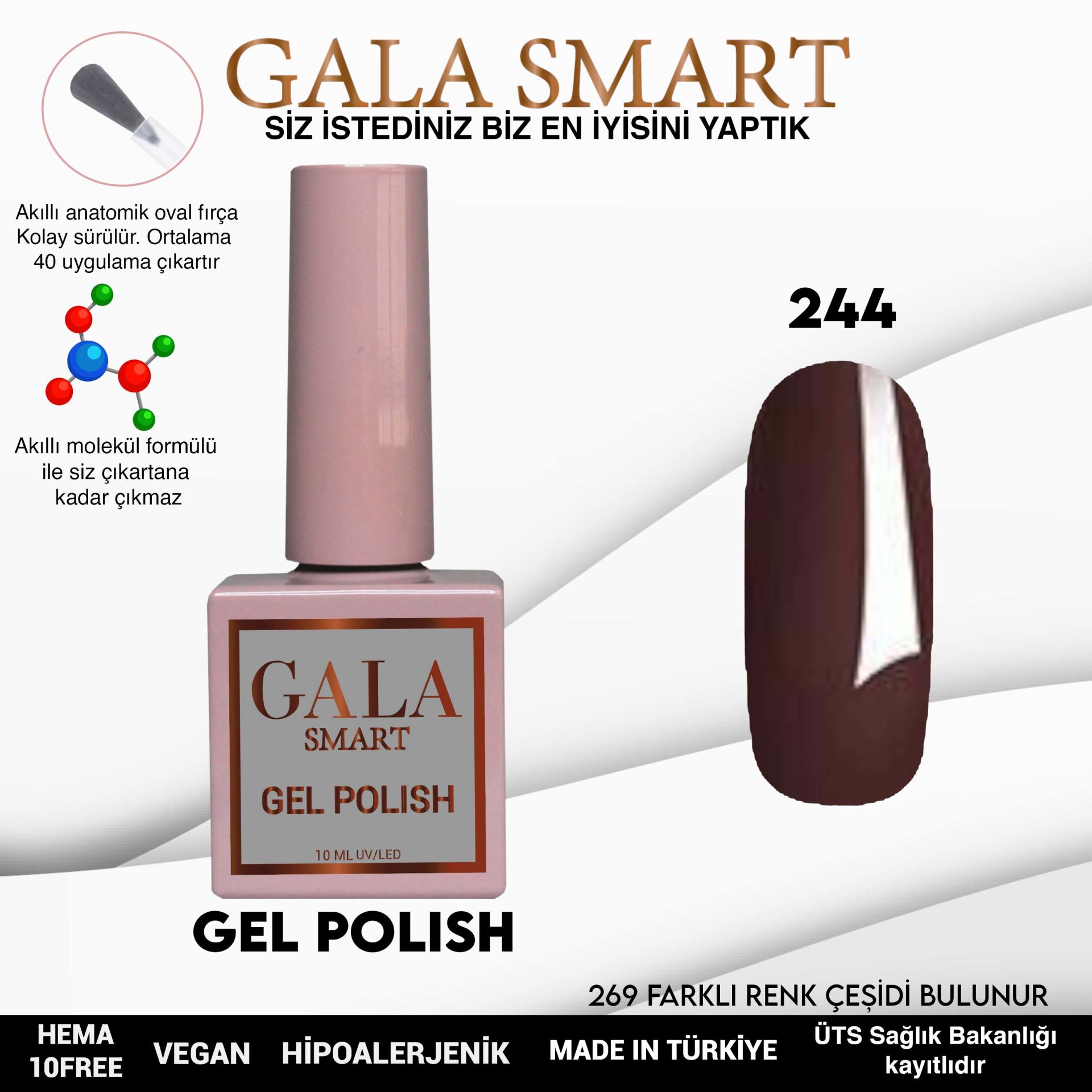 Classic Gel Polish No: 244 resmi