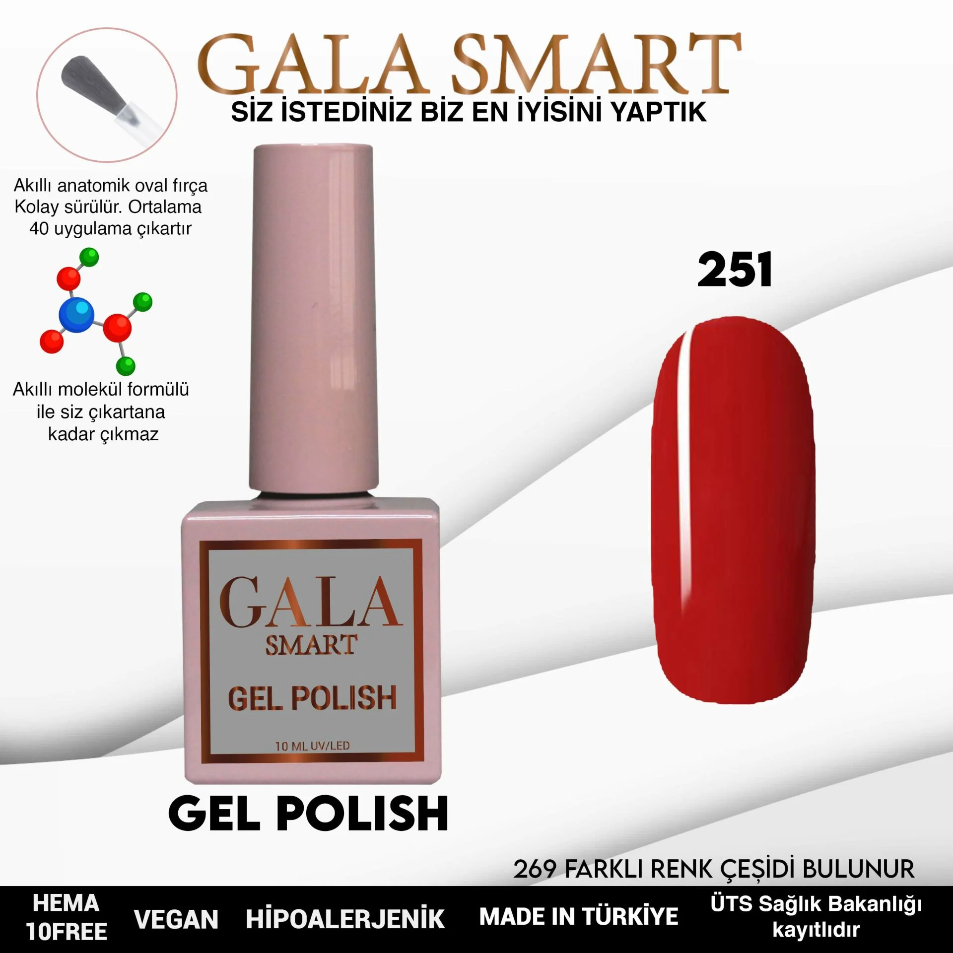Classic Gel Polish No: 251 resmi