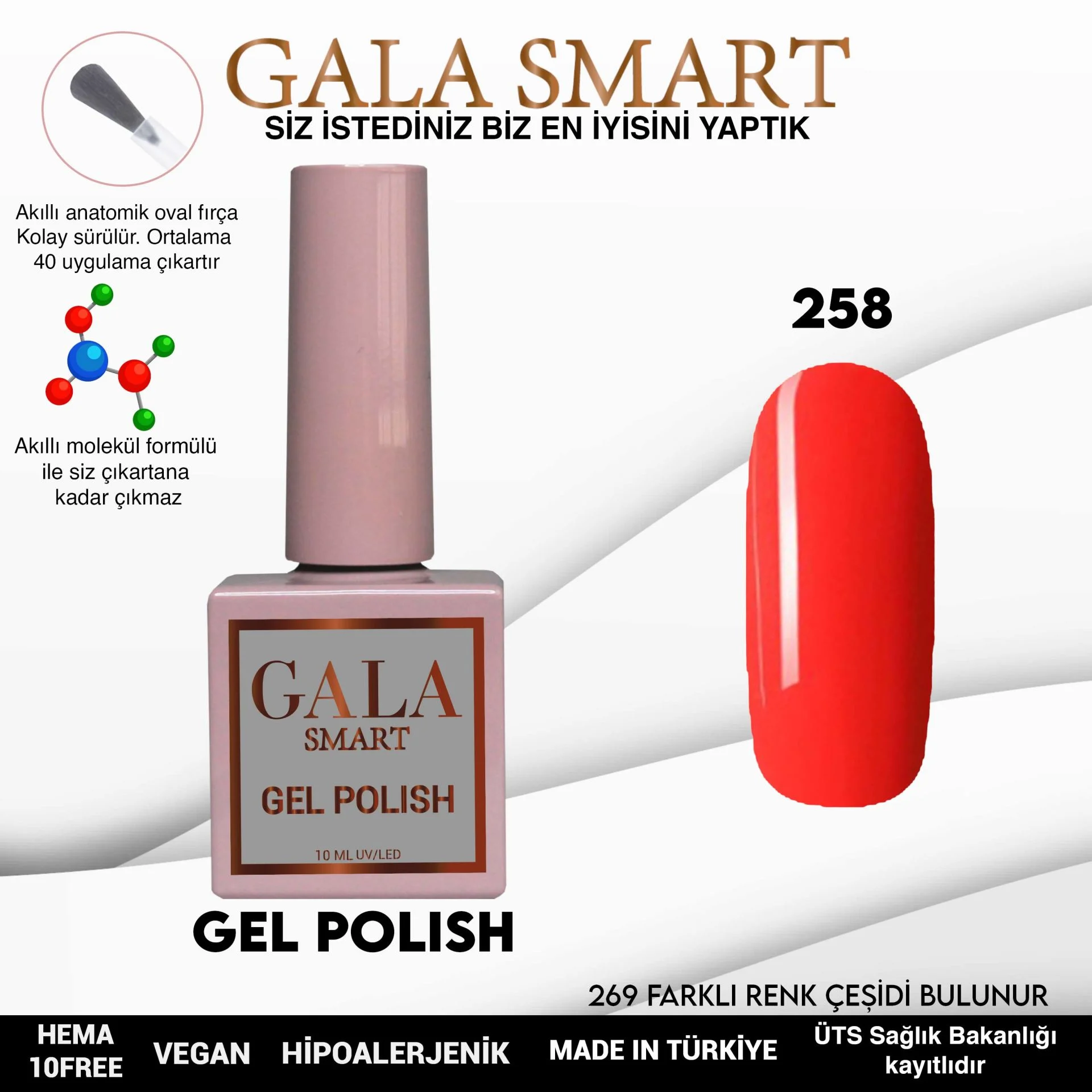 Classic Gel Polish No: 258 resmi
