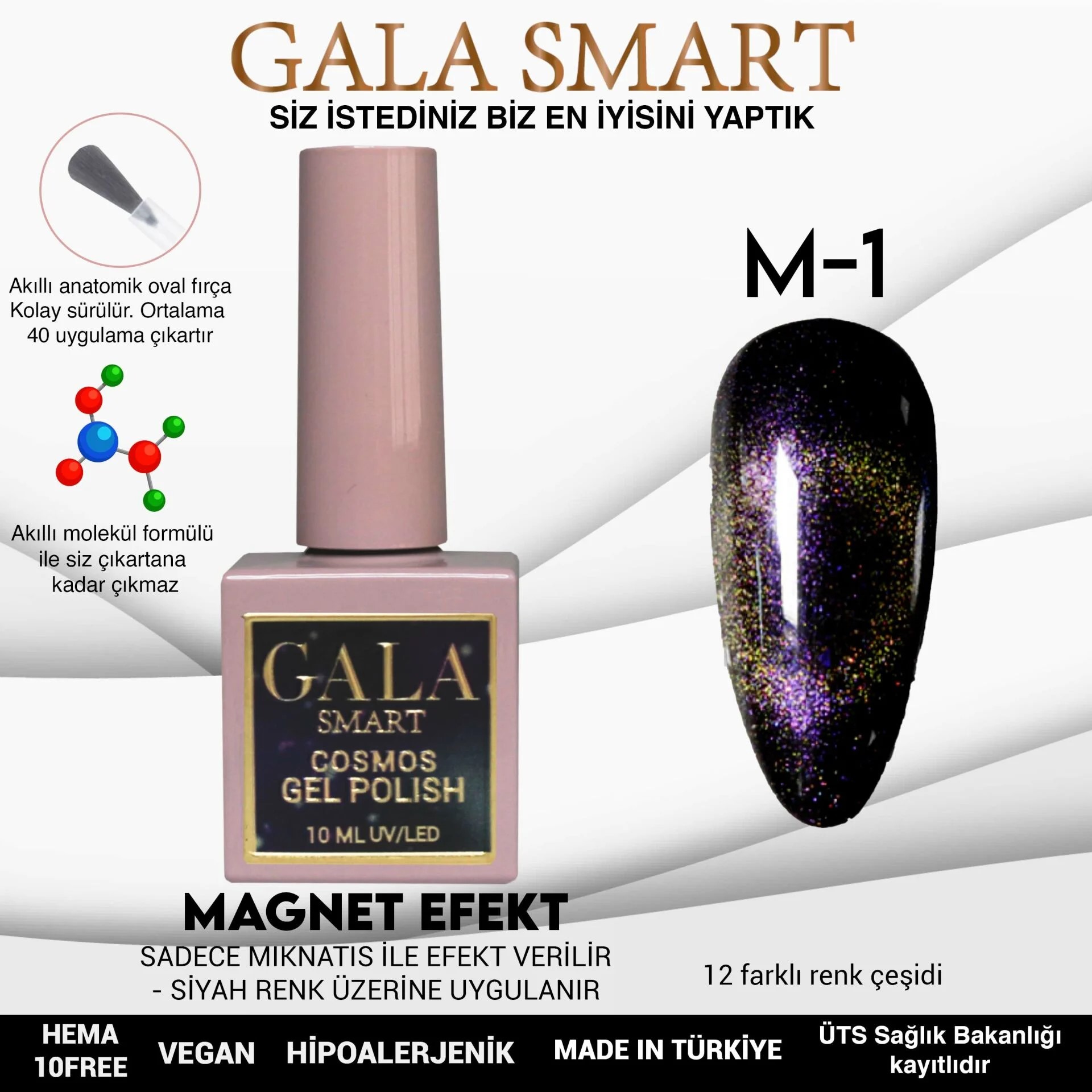 Cosmos Gel Polish No: M01 resmi