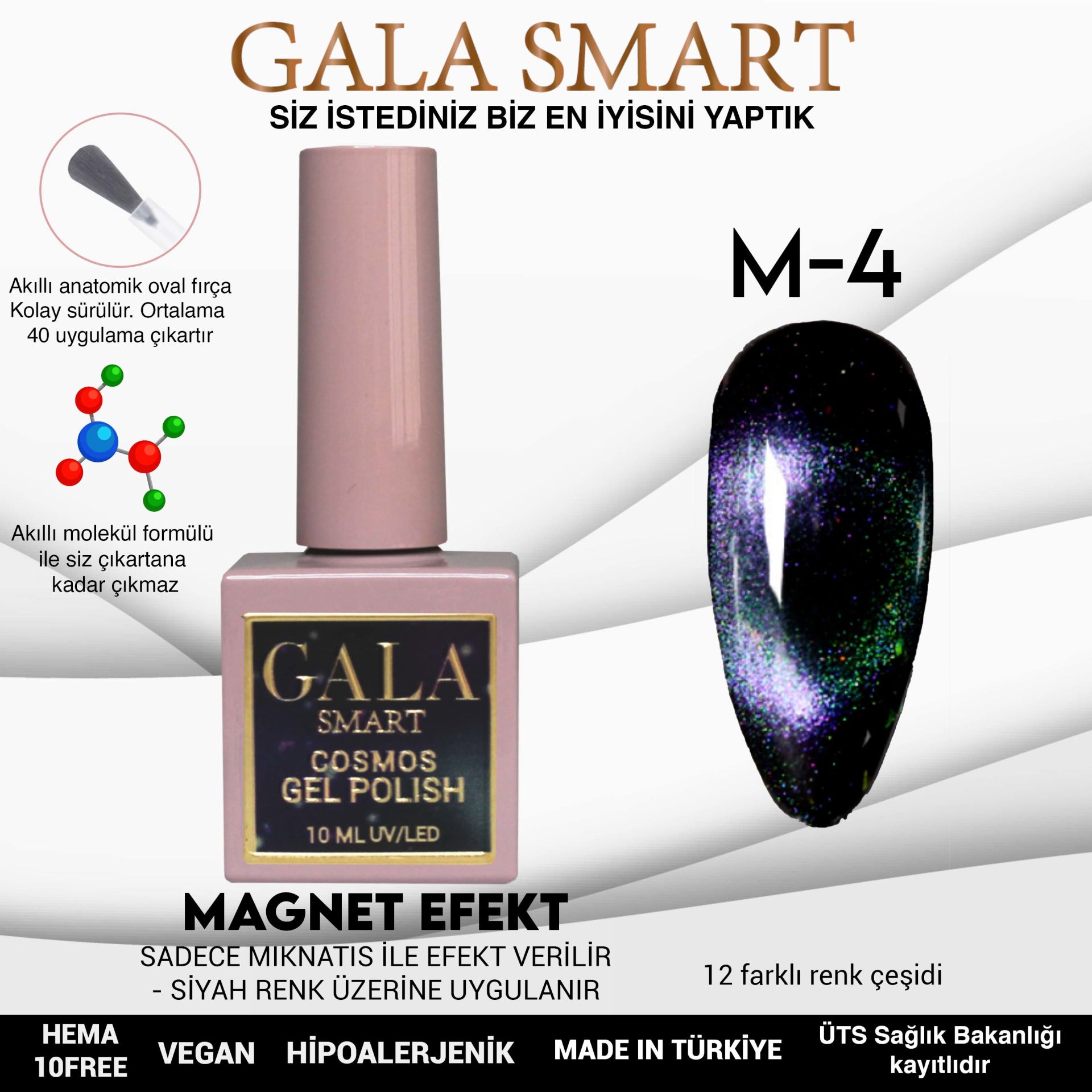 Cosmos Gel Polish No: M04 resmi