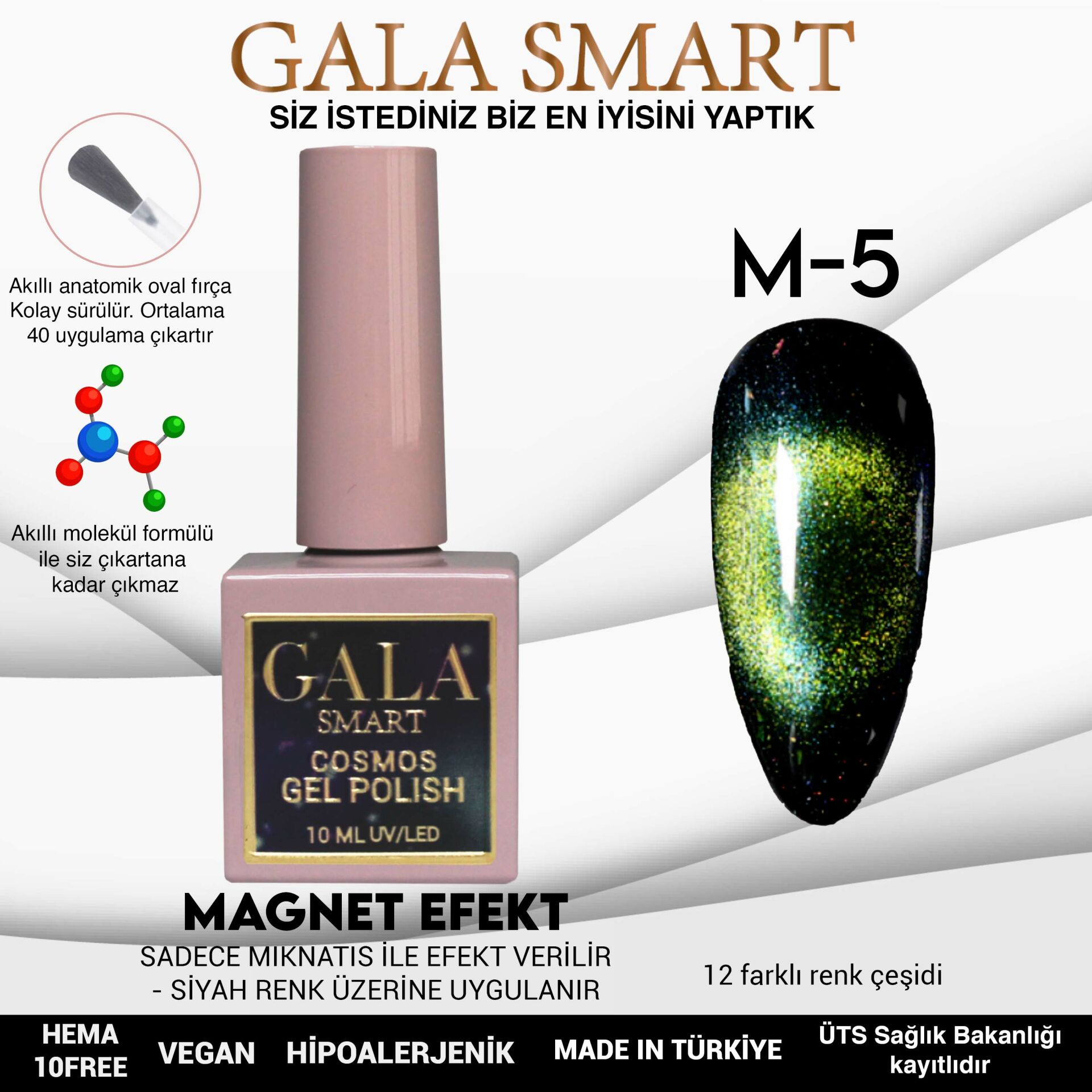 Cosmos Gel Polish No: M05 resmi