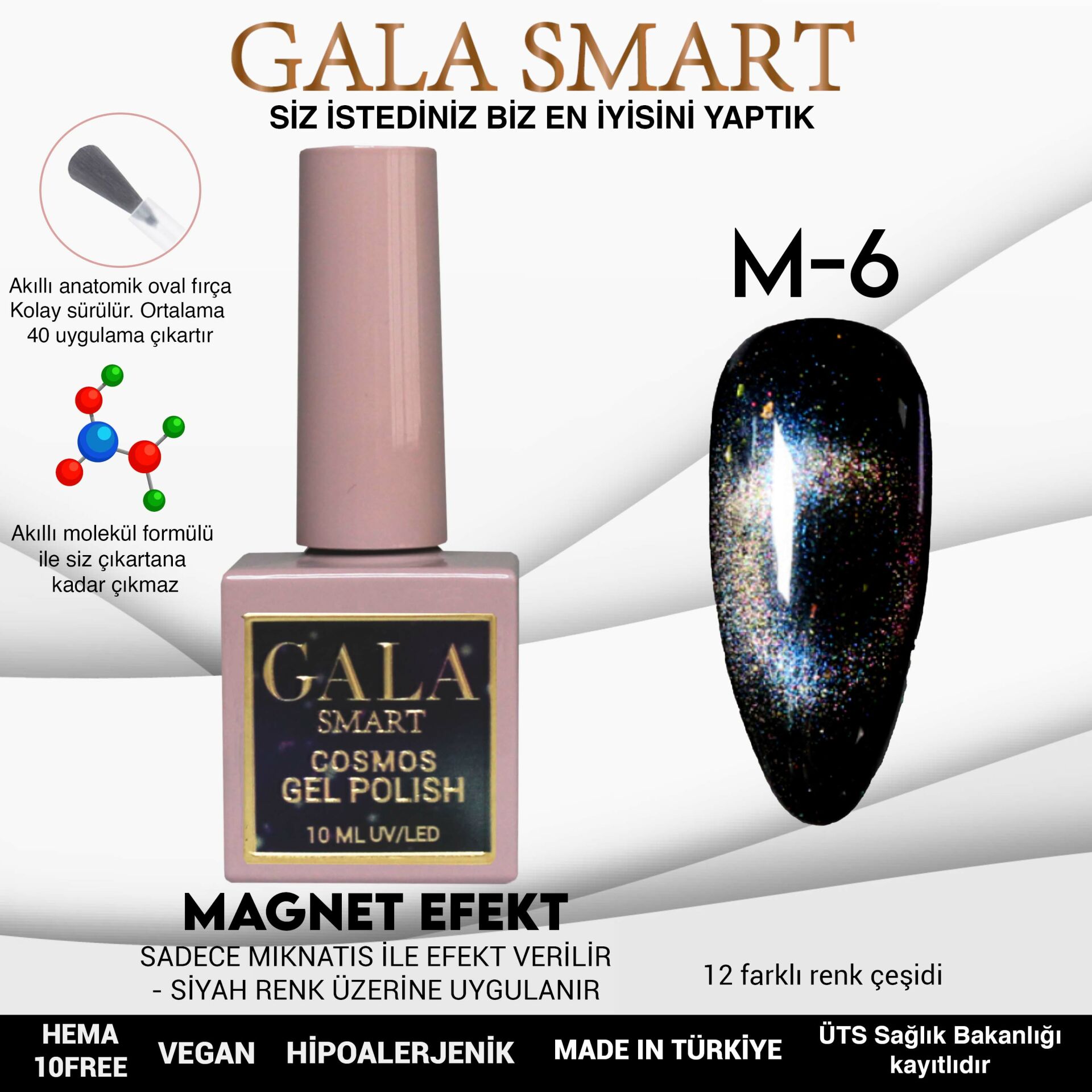 Cosmos Gel Polish No: M06 resmi