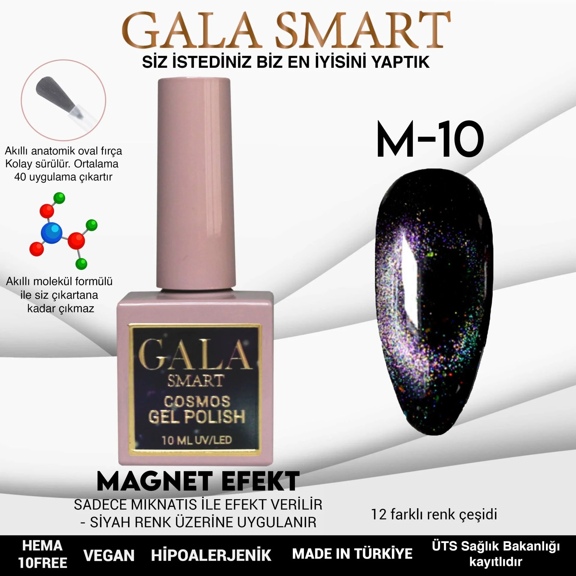 Cosmos Gel Polish No: M10 resmi
