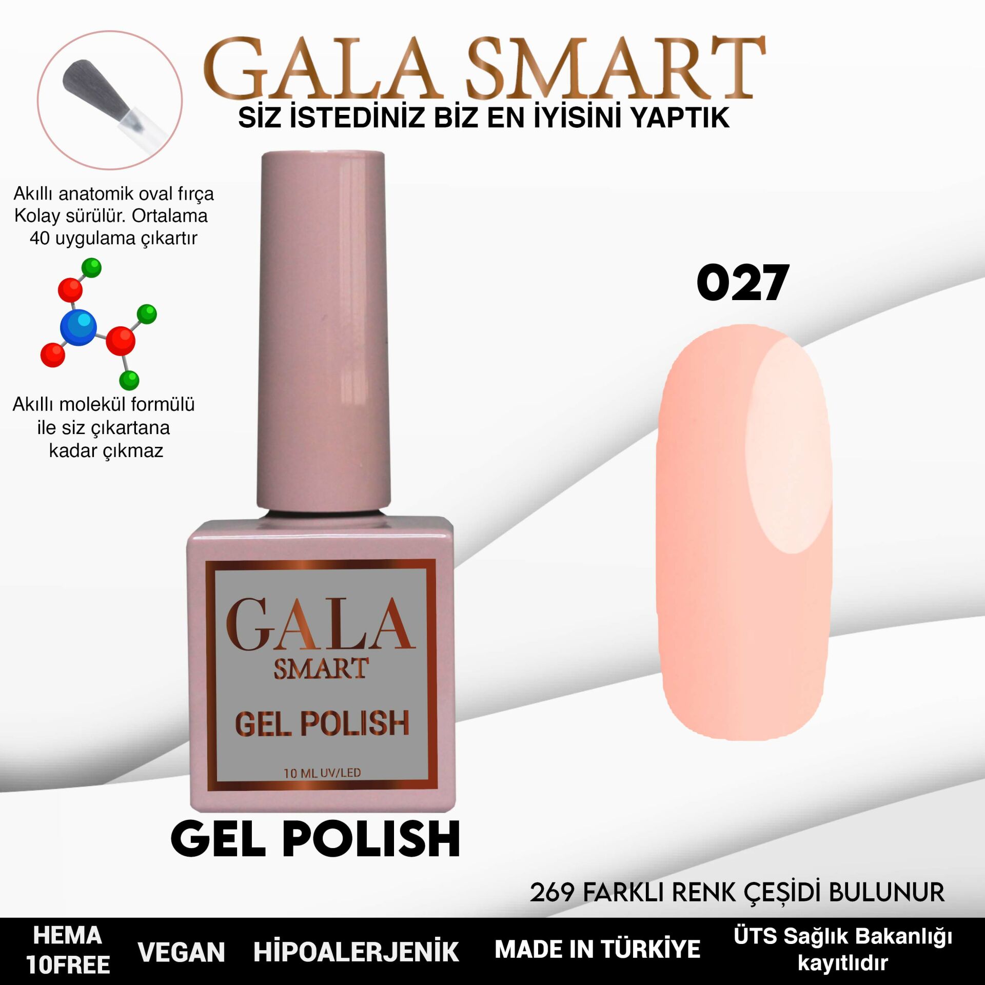 Classic Gel Polish No: 027 resmi