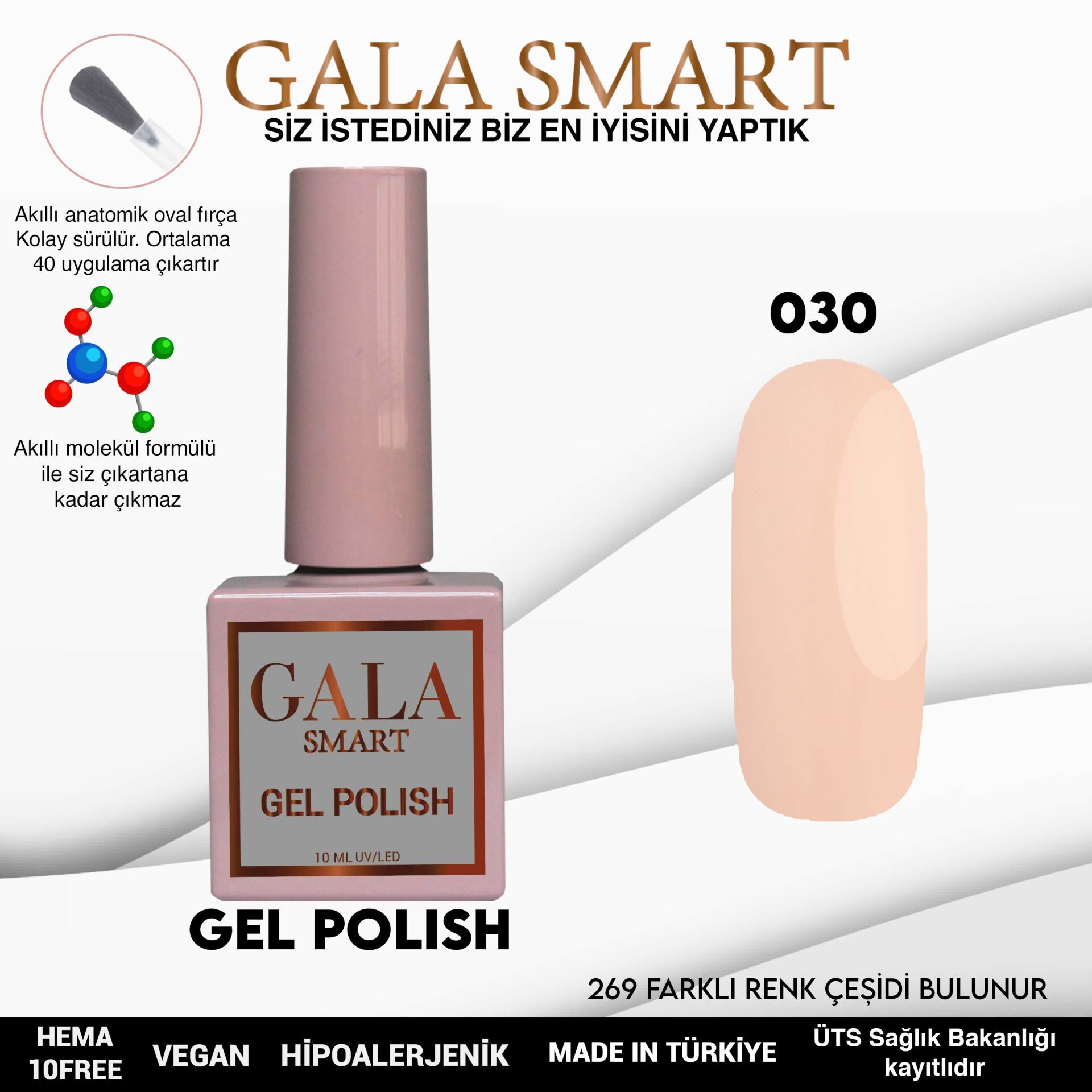 Classic Gel Polish No: 030 resmi