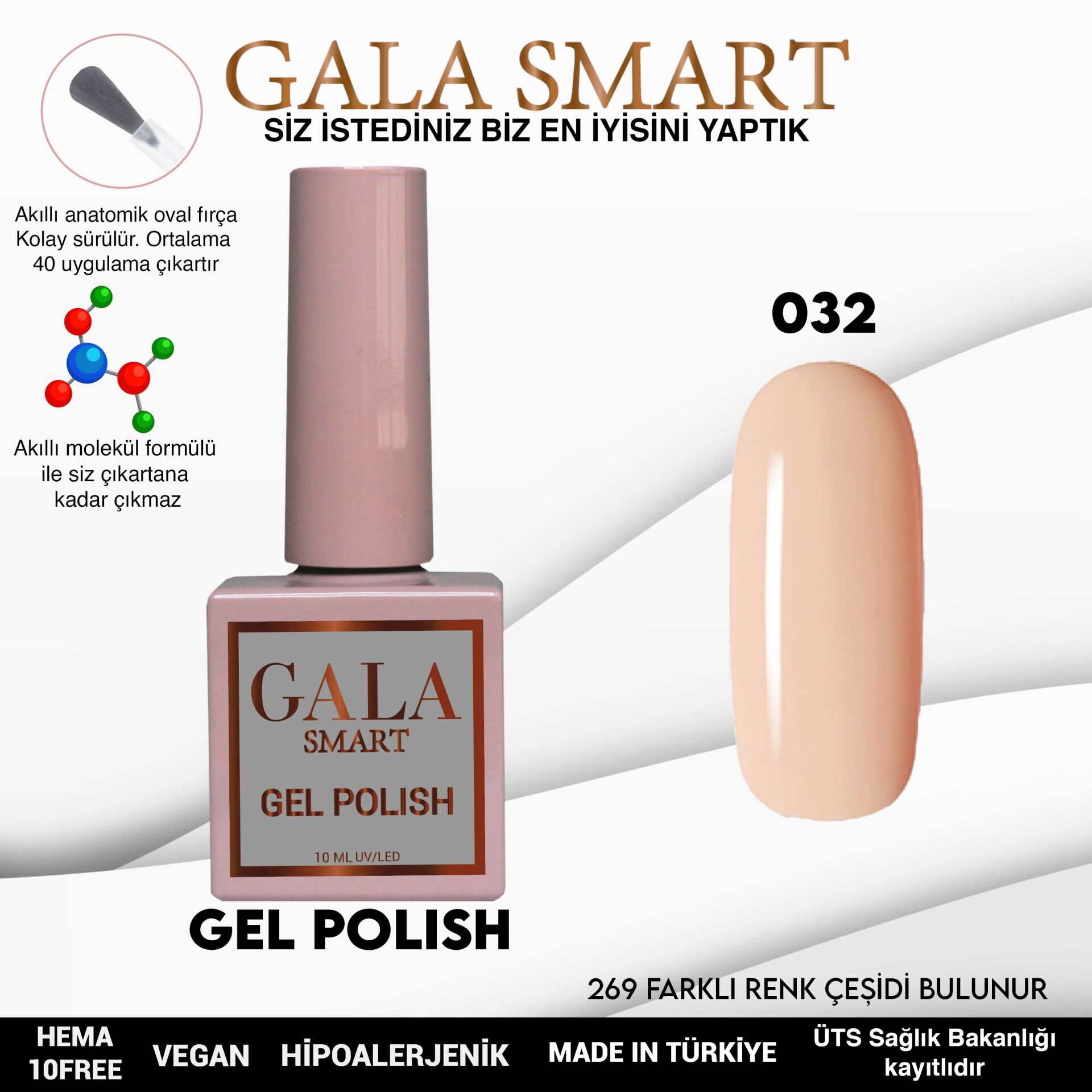 Classic Gel Polish No: 032 resmi