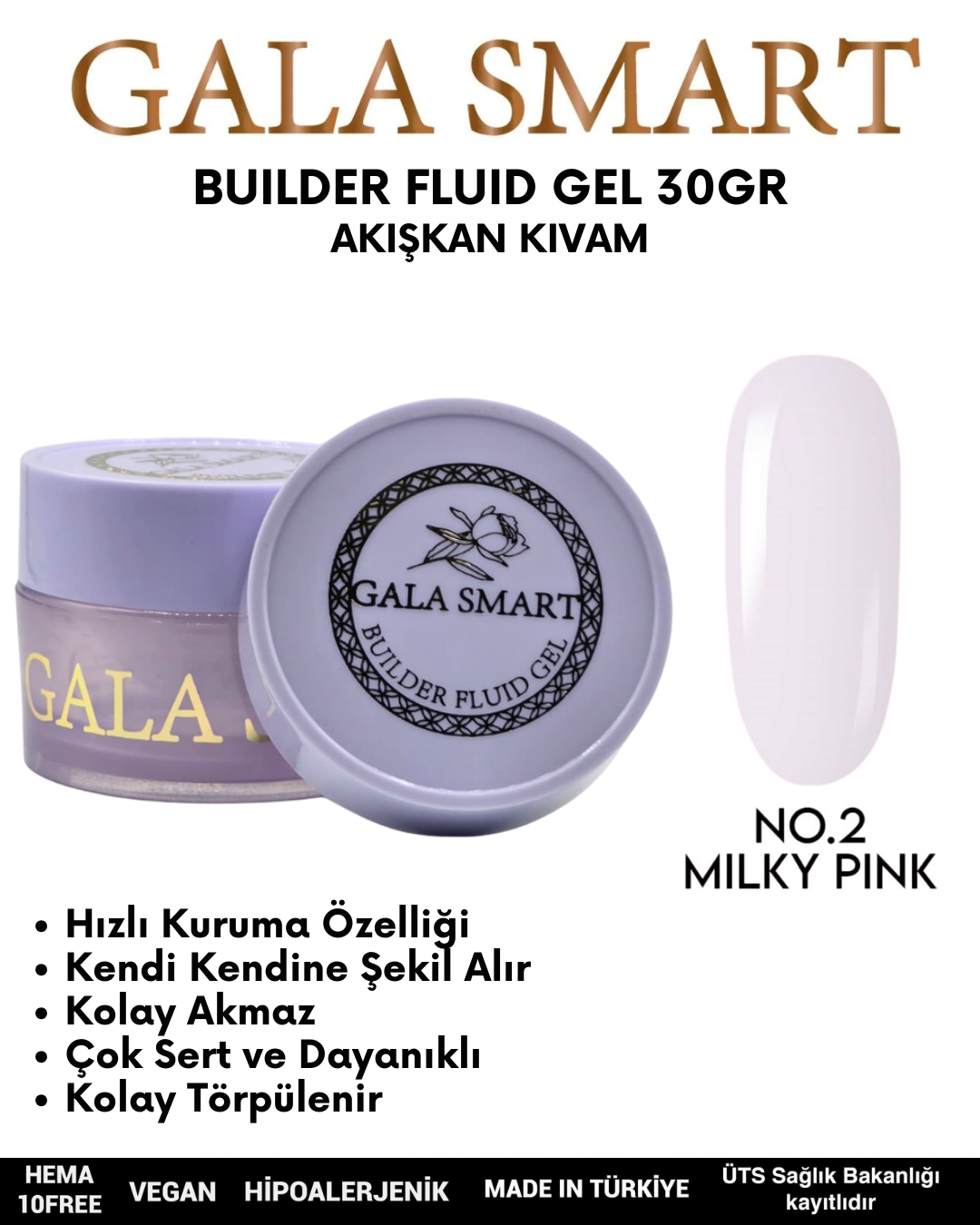 Builder Fluid Gel 30gr No: 02 resmi