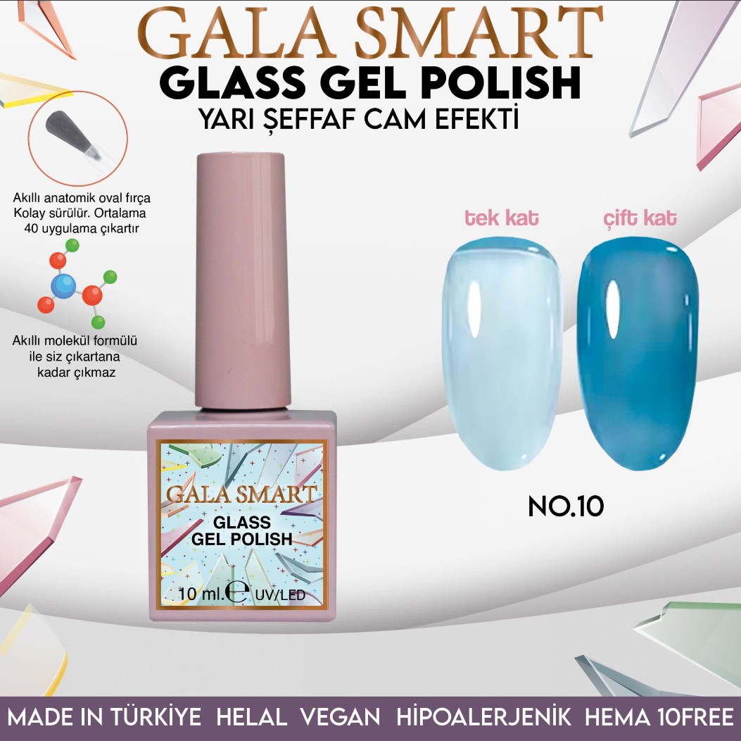 Glass Gel Polish No: GL-10 resmi