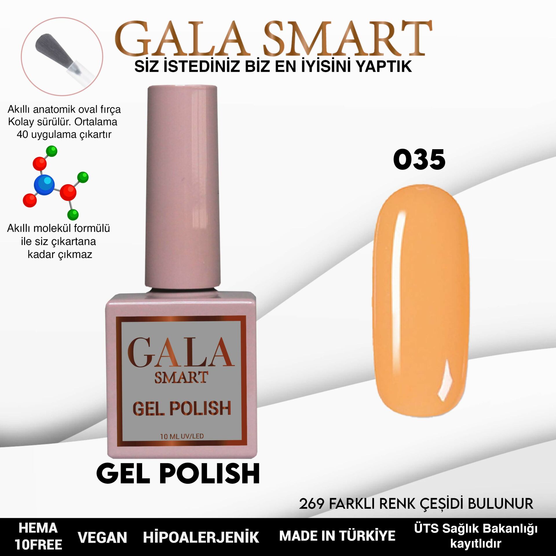 Classic Gel Polish No: 035 resmi