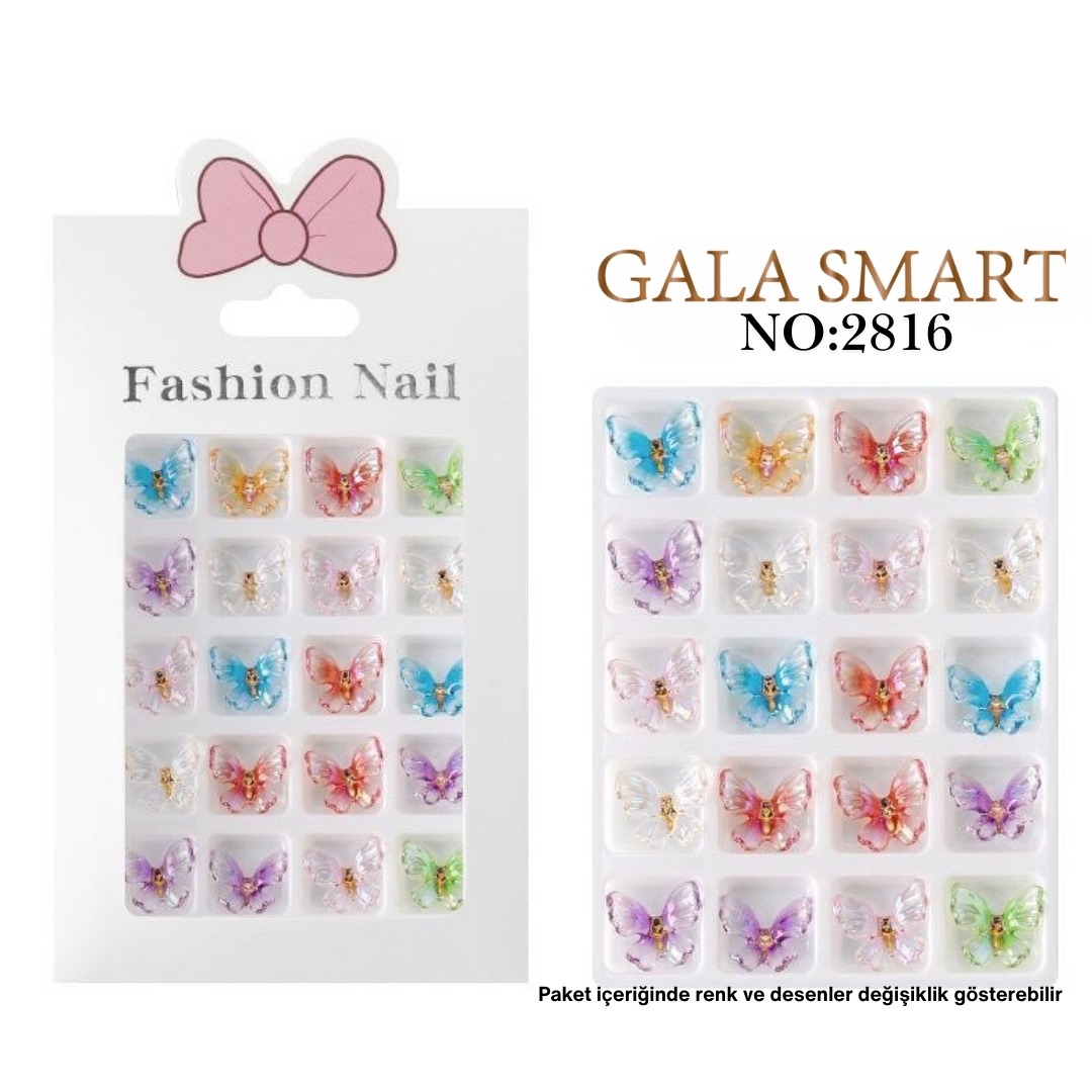 3D Charm Süsleme Nail Art 2816 resmi