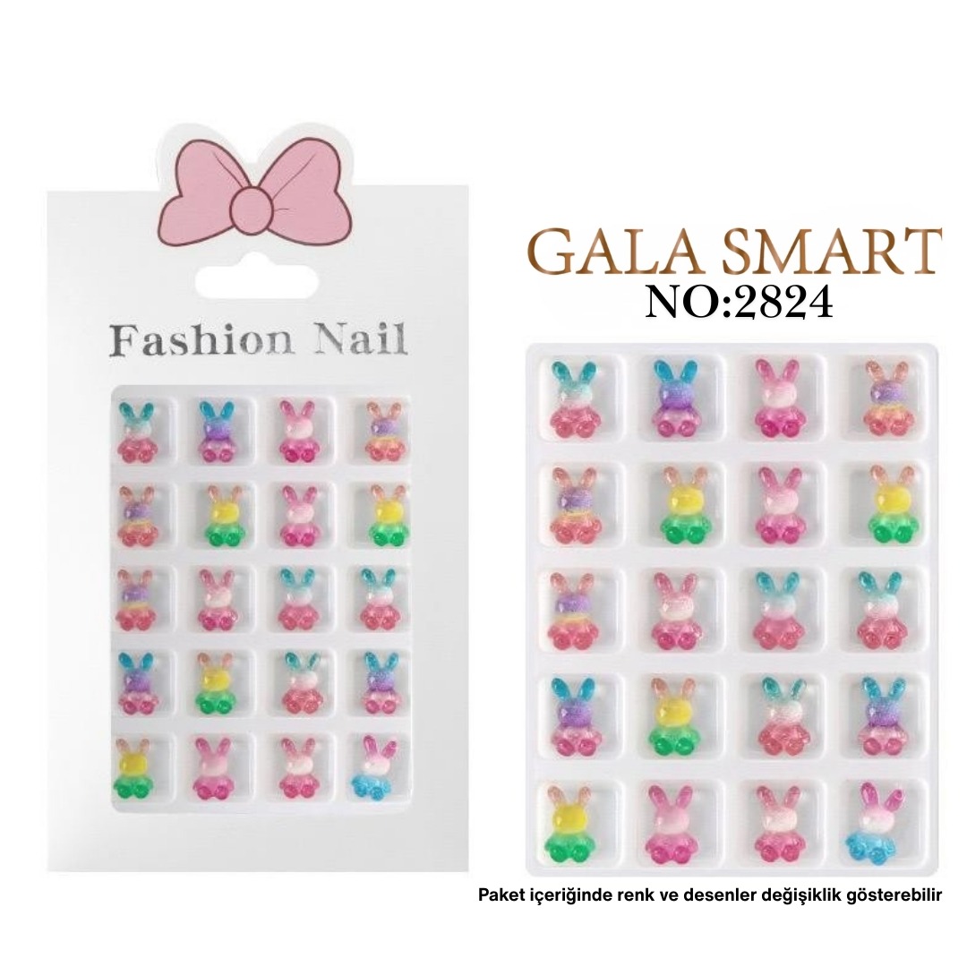 3D Charm Süsleme Nail Art 2824 resmi