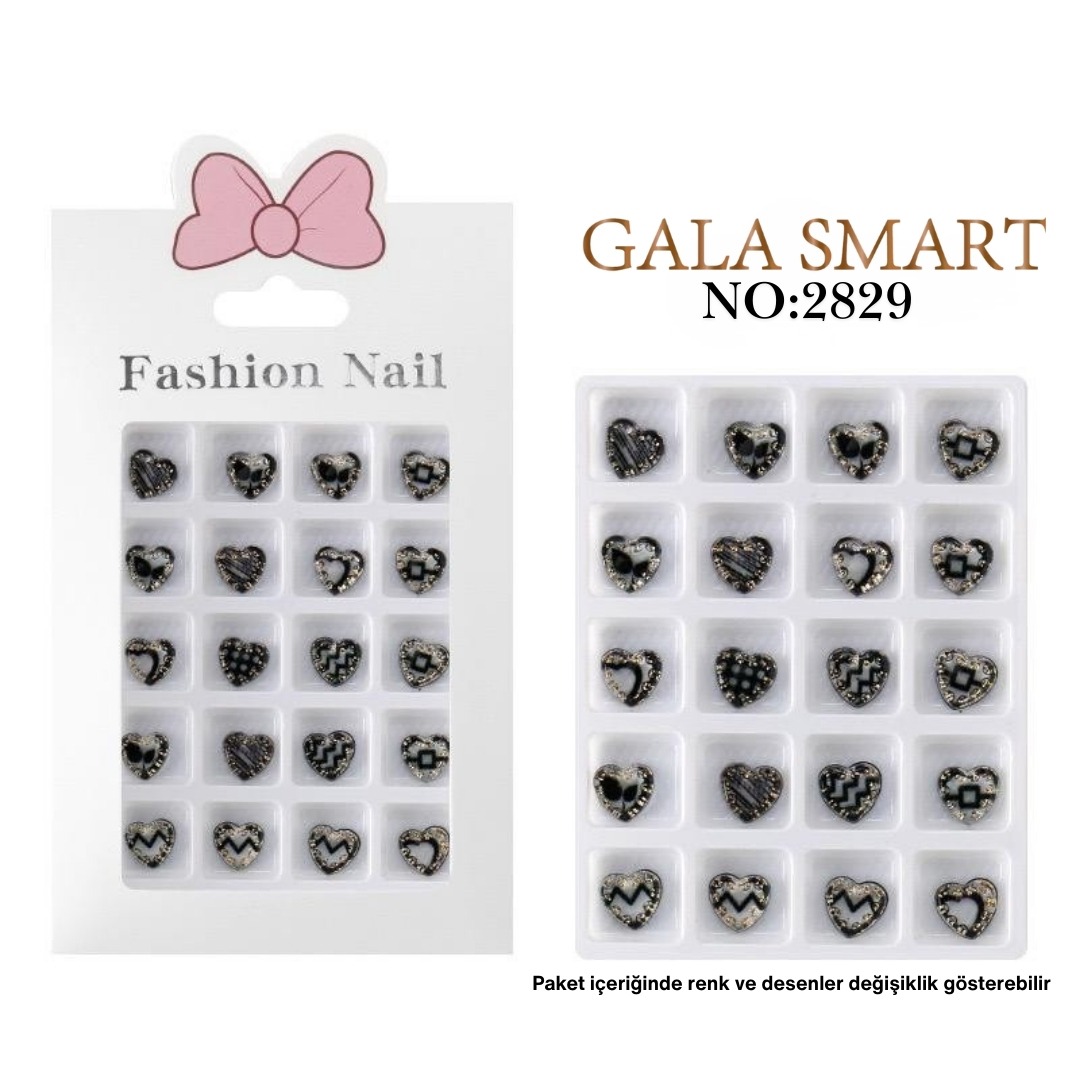 3D Charm Süsleme Nail Art 2829 resmi