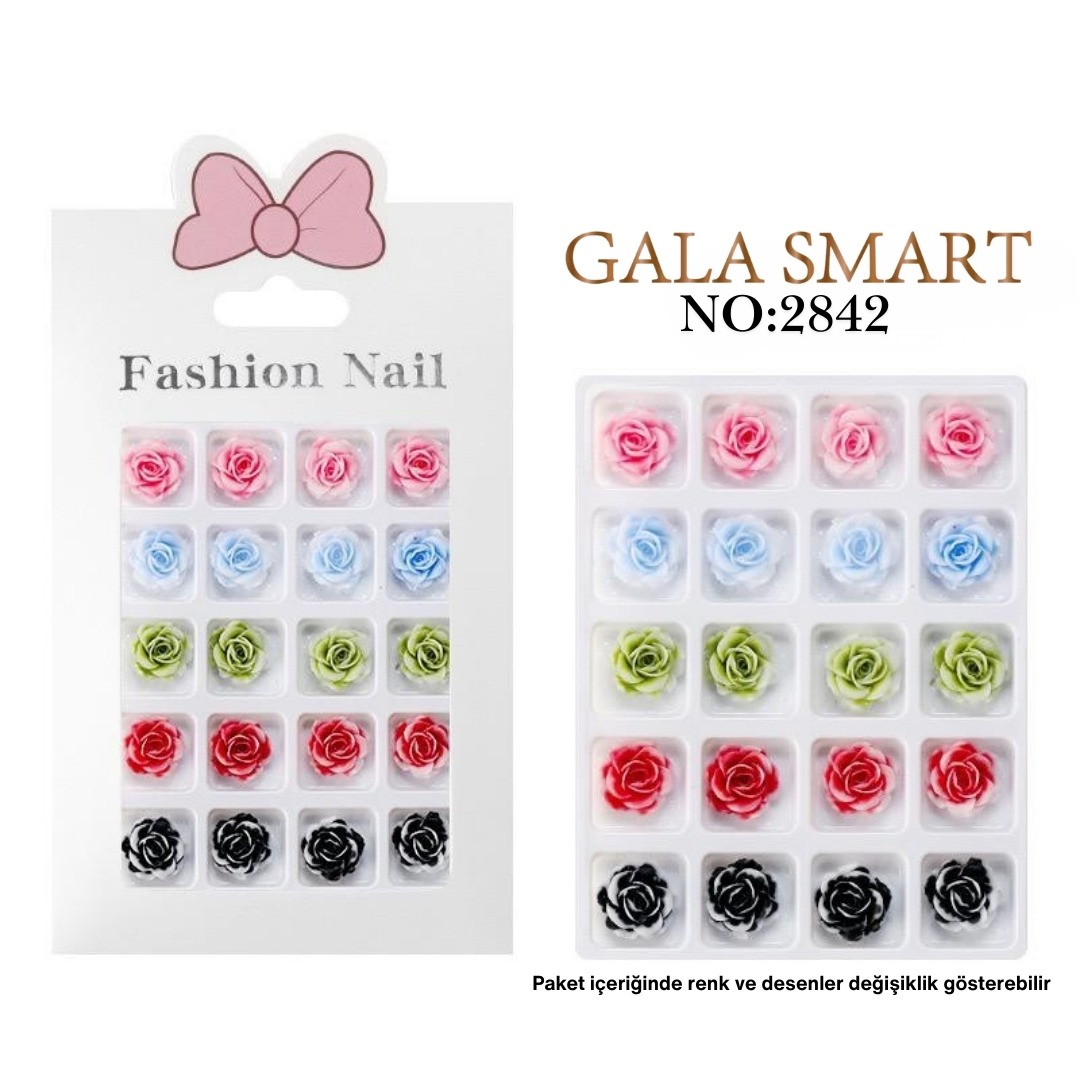 3D Charm Süsleme Nail Art 2842 resmi