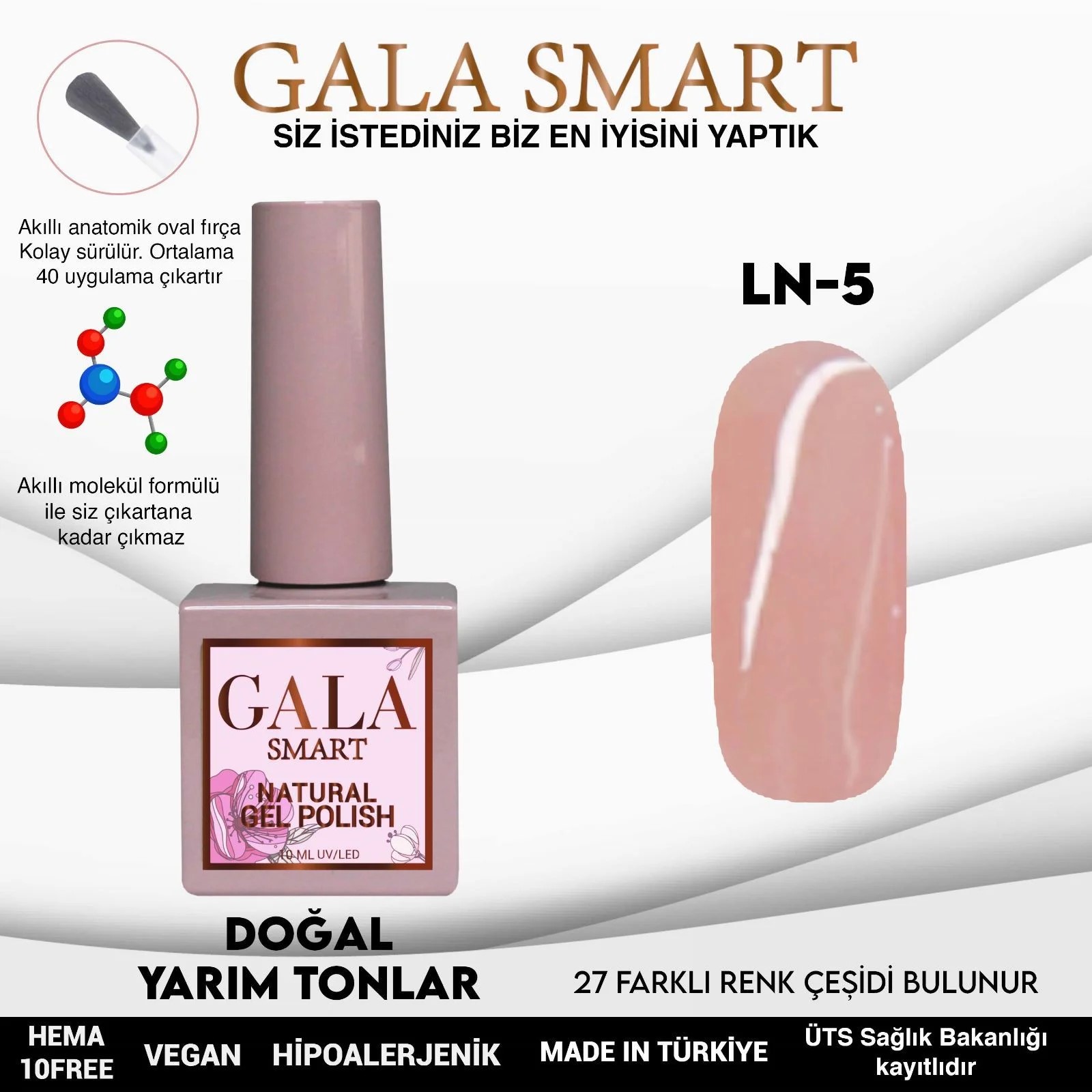 Natural Gel Polish No: LN06 resmi