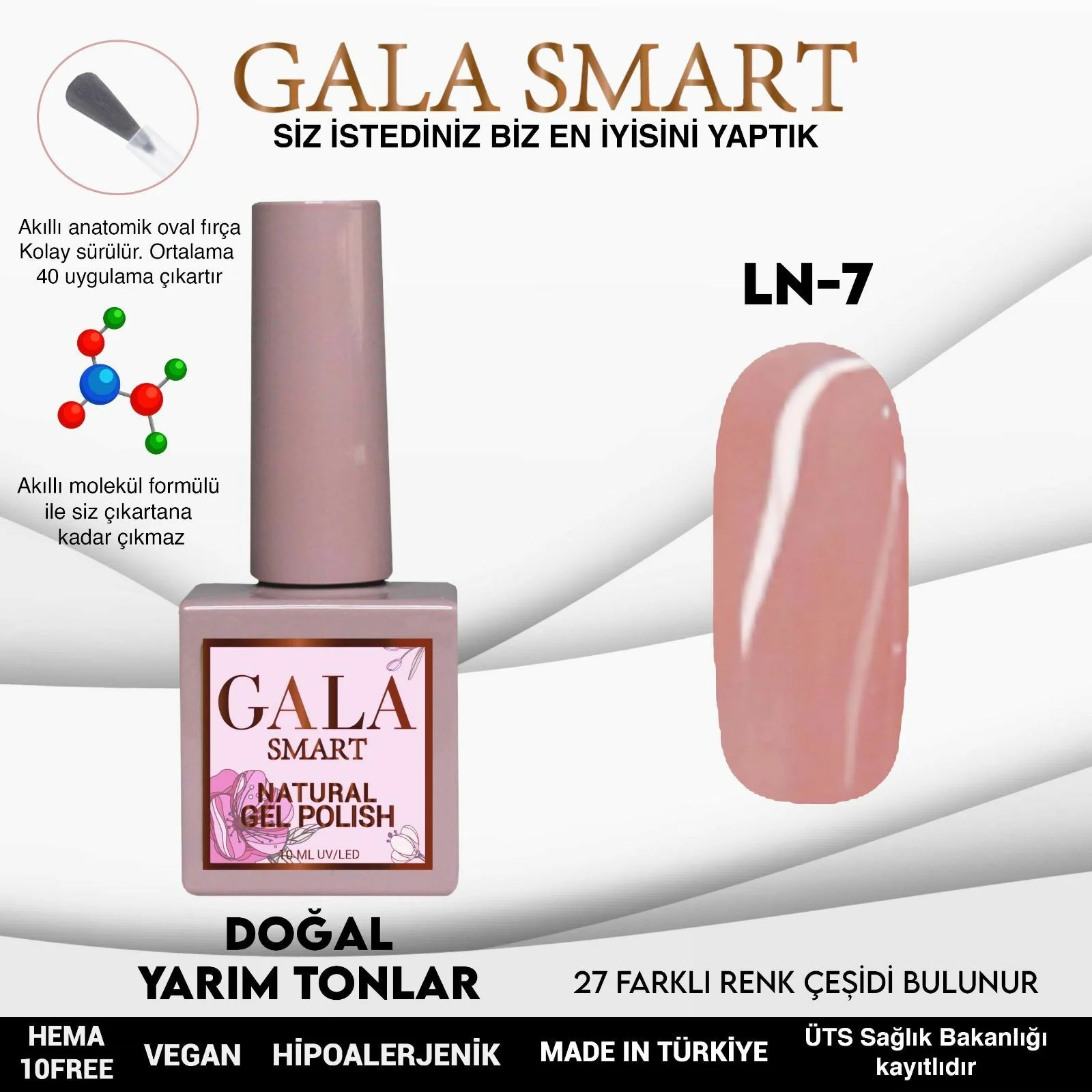 Natural Gel Polish No: LN07 resmi