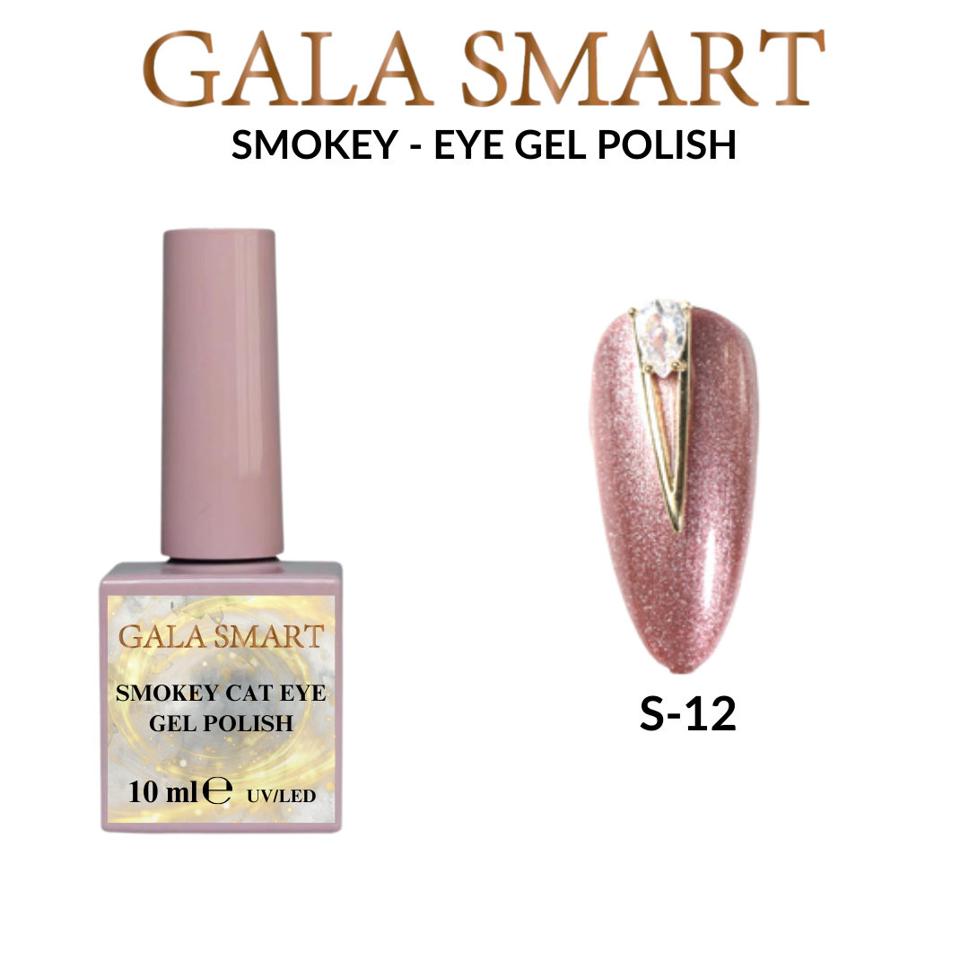 Smokey Cat Eye Gel Polish No: S-12 resmi