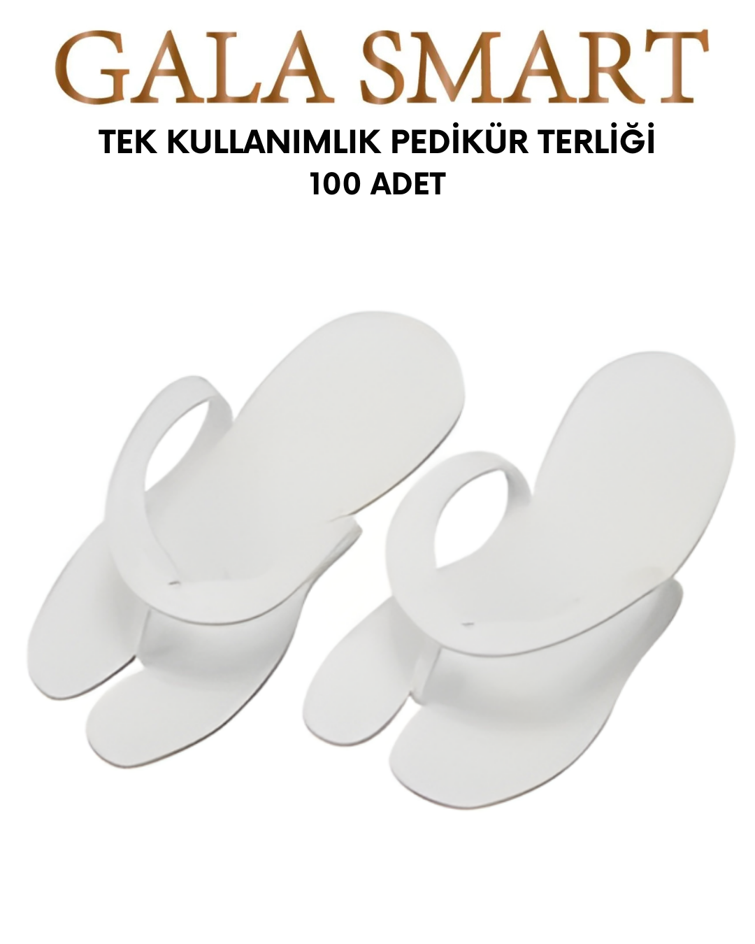 Tek Kullanımlık Pedikür Terliği 100 Adet resmi