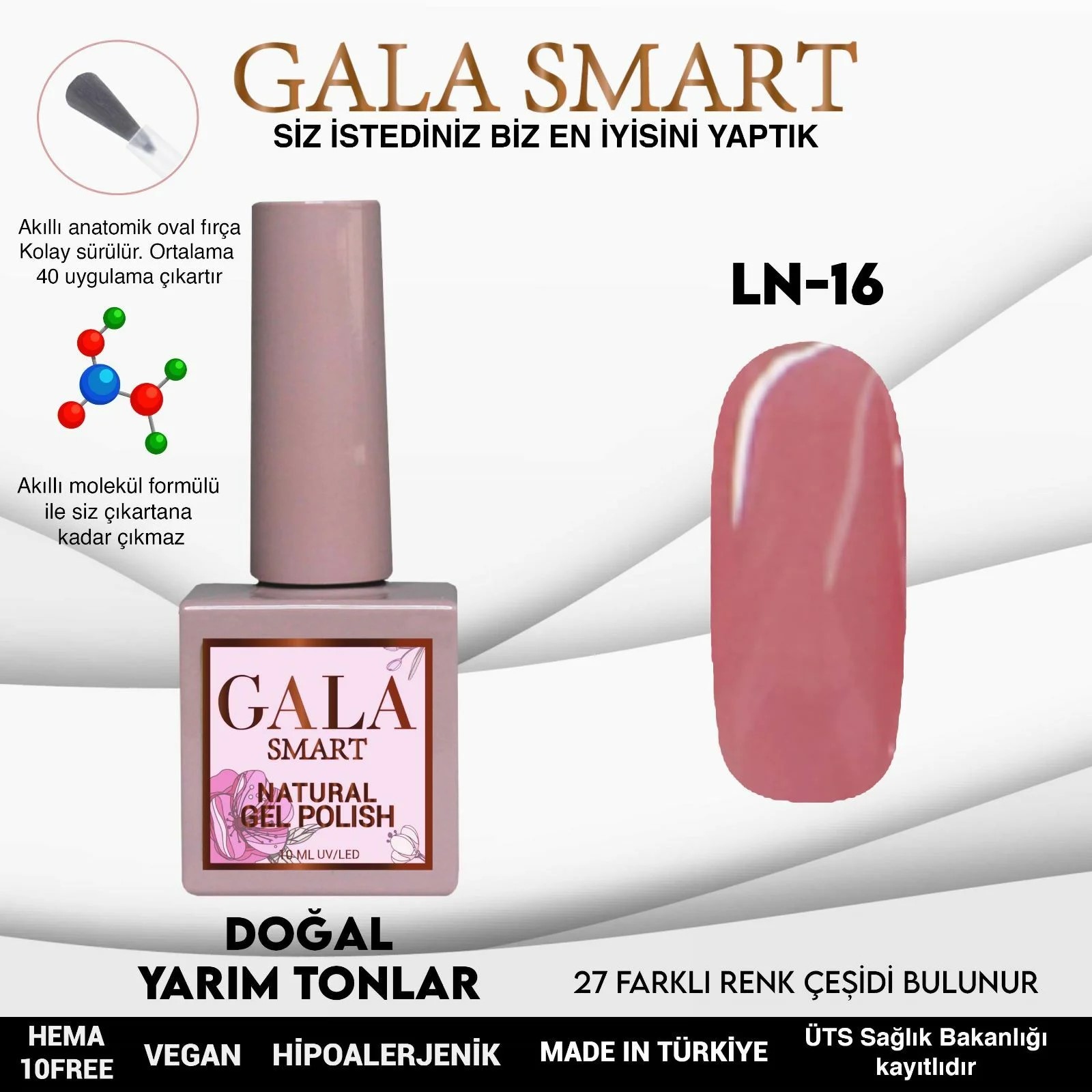 Natural Gel Polish No: LN16 resmi