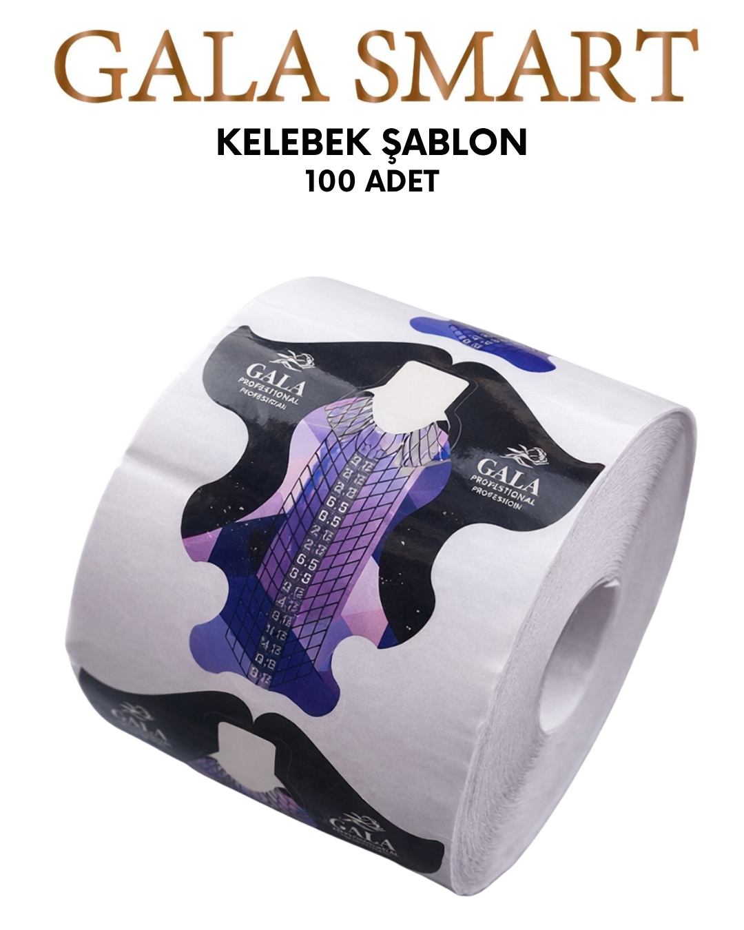 Kelebek Şablon 100'lü resmi