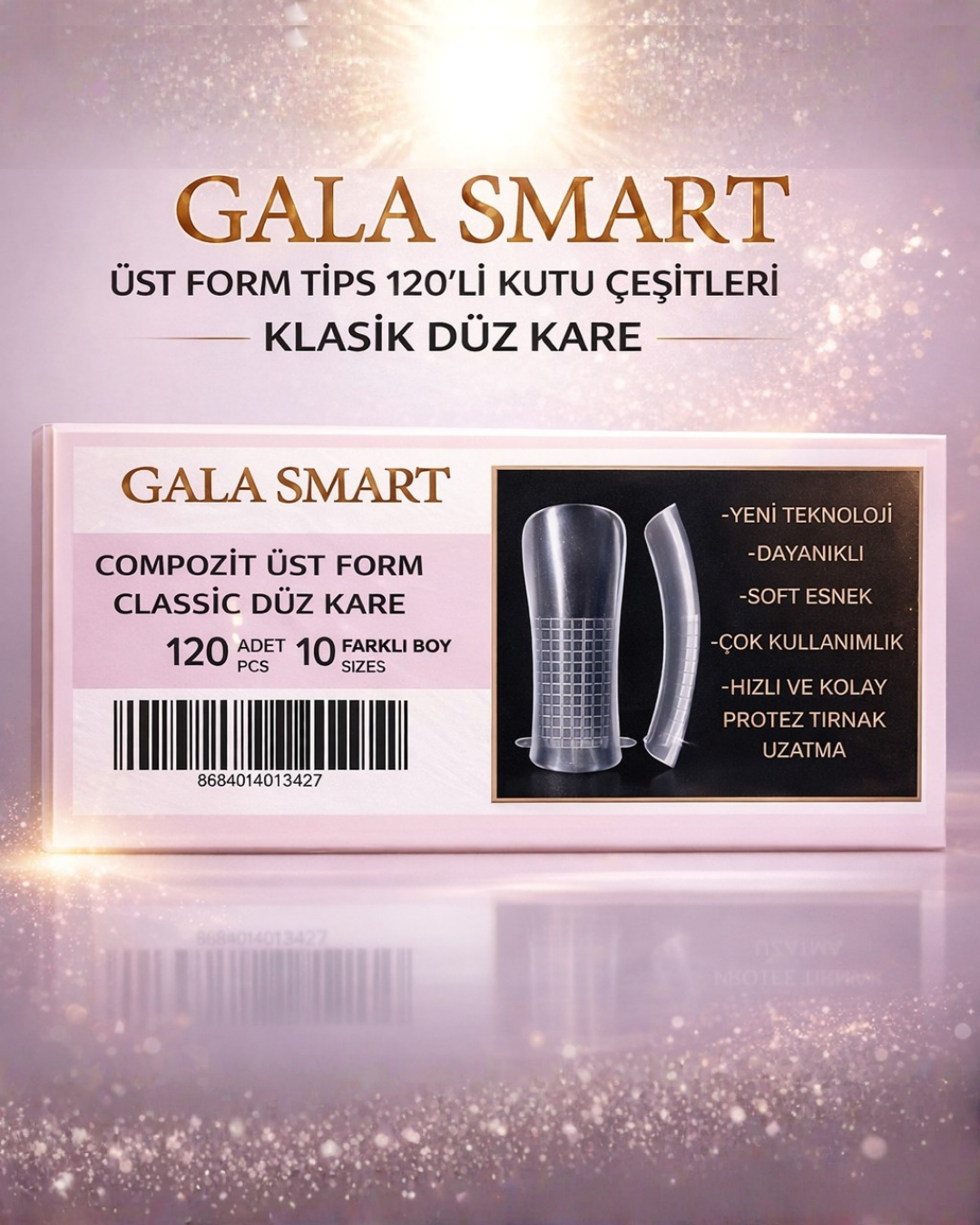 Üst Form Tips - Klasik Düz Kare 120'li Kutu resmi