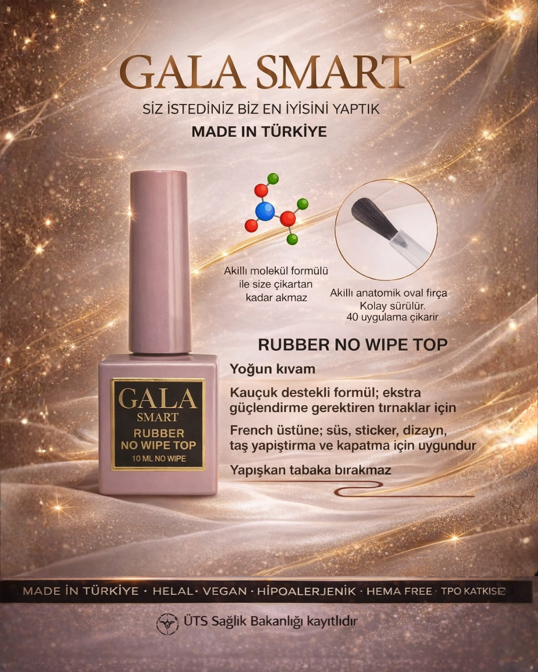 Rubber Top No Wipe 10gr resmi