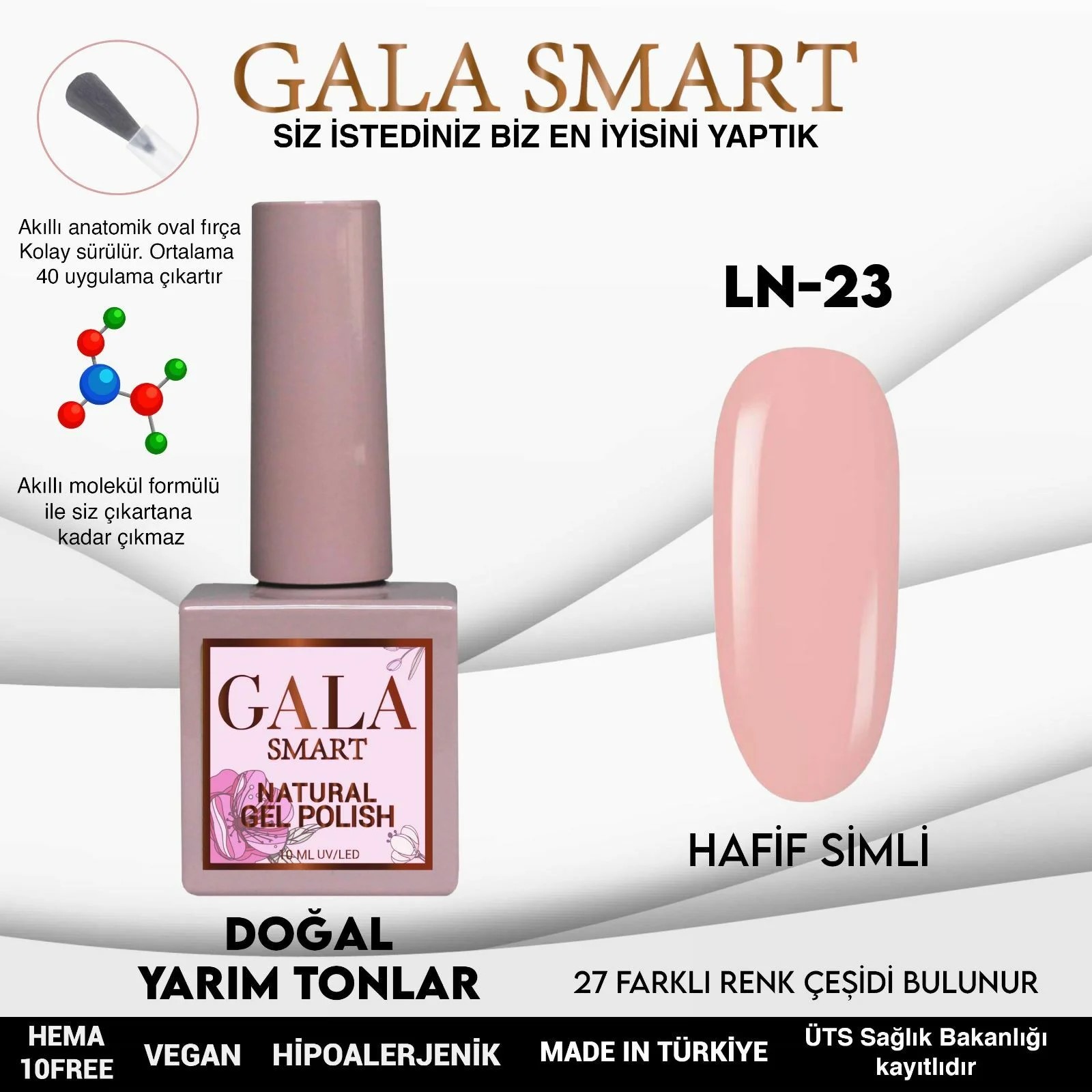 Natural Gel Polish No: LN23 resmi