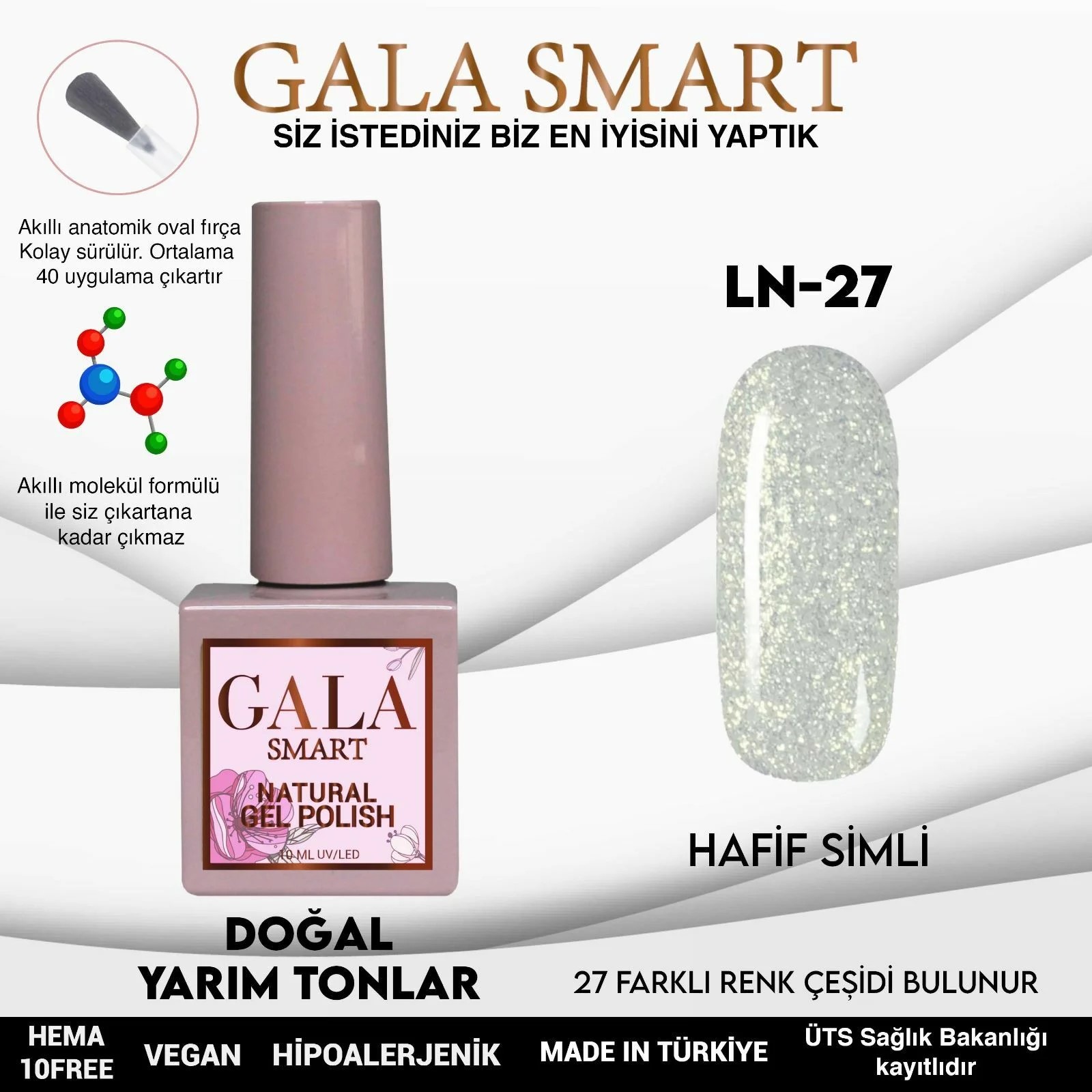 Natural Gel Polish No: LN27 resmi