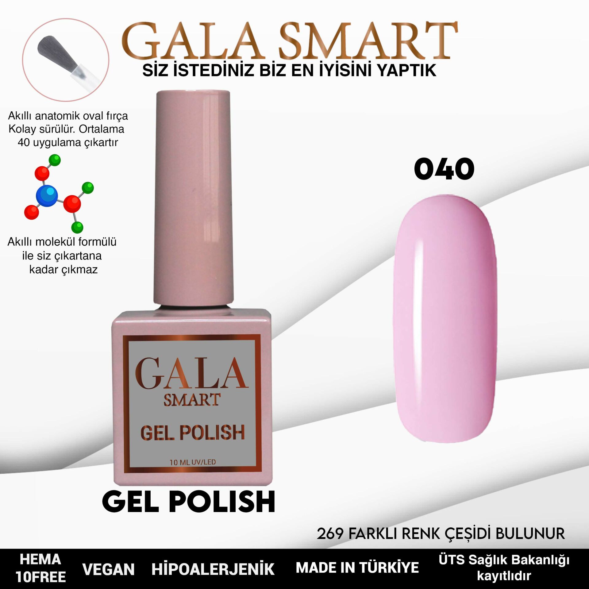 Classic Gel Polish No: 040 resmi