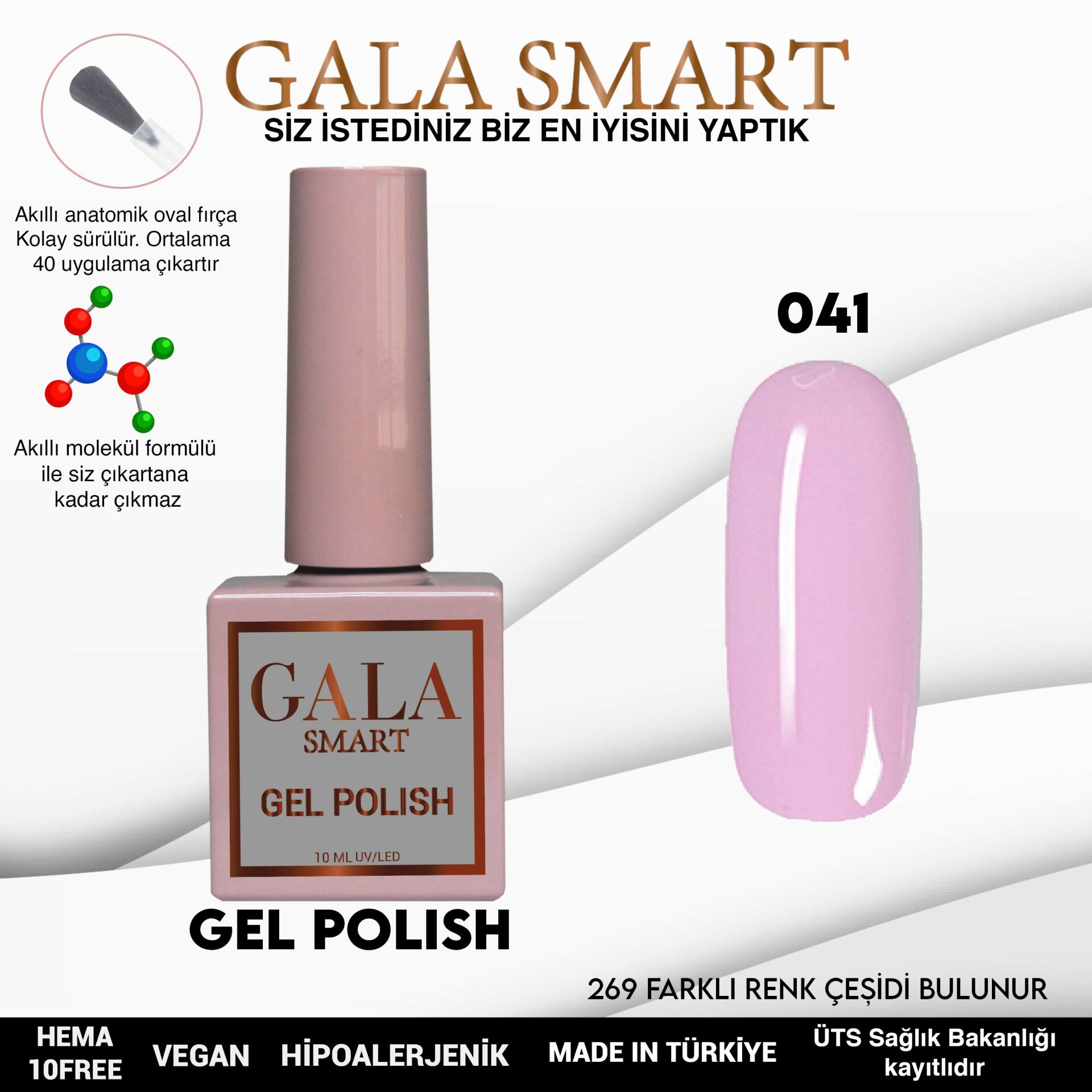 Classic Gel Polish No: 041 resmi